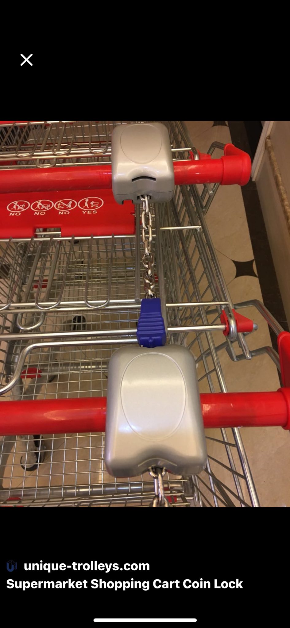 Shopping Trolley Coin Release Key Removal Tool Coles Aldi
