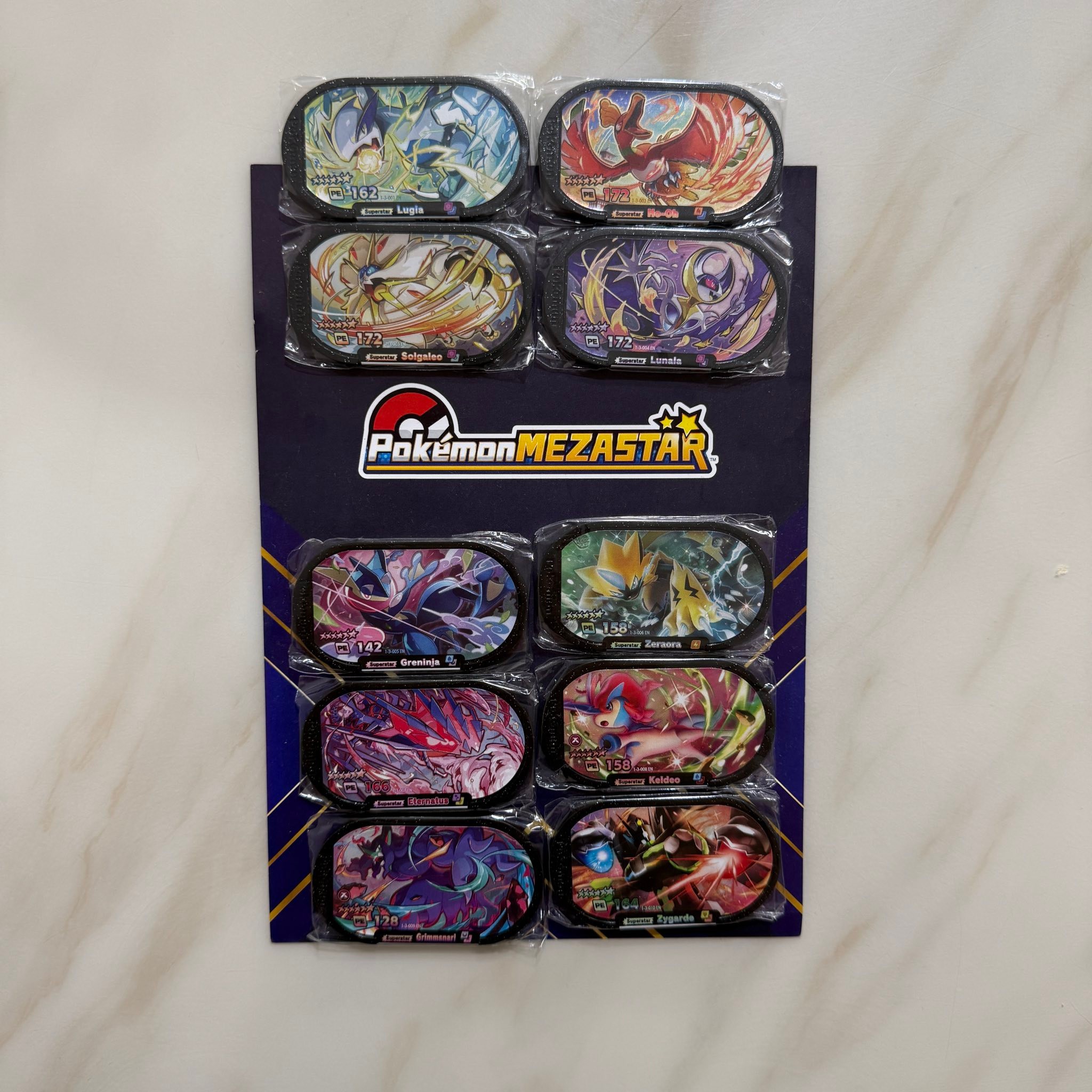 2 シール Pokémon Mezastar v2/v3 6 stars full set for sale
