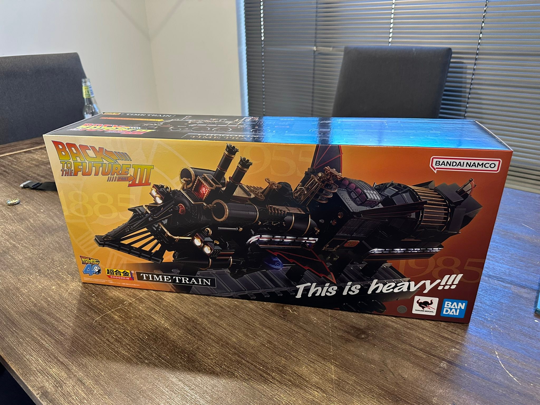 Back to the Future Time Train model by Bandai Namco