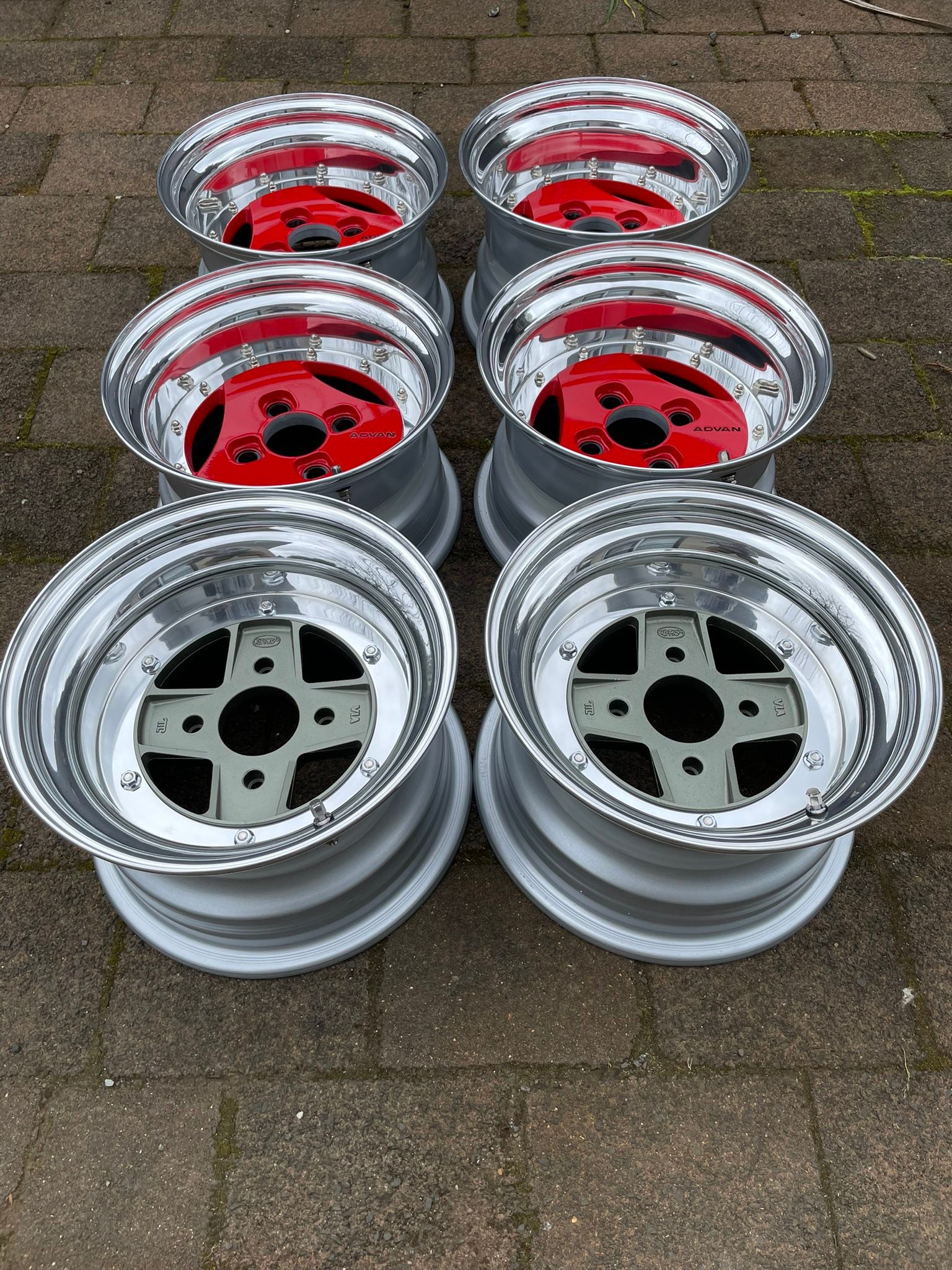 Datsun Sunny wagon with 13-inch Advan A3A wheels
