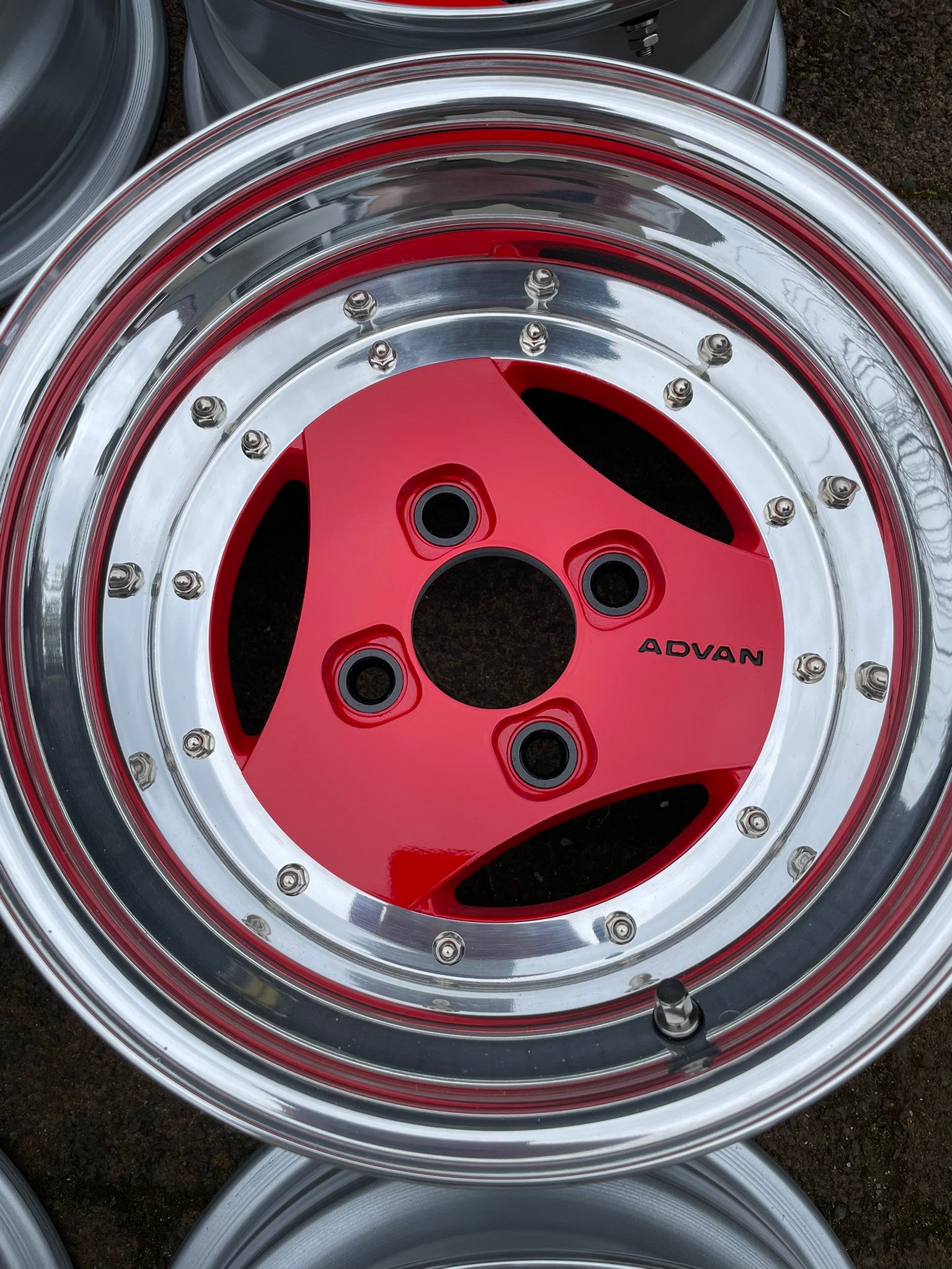 Datsun Sunny wagon with 13-inch Advan A3A wheels