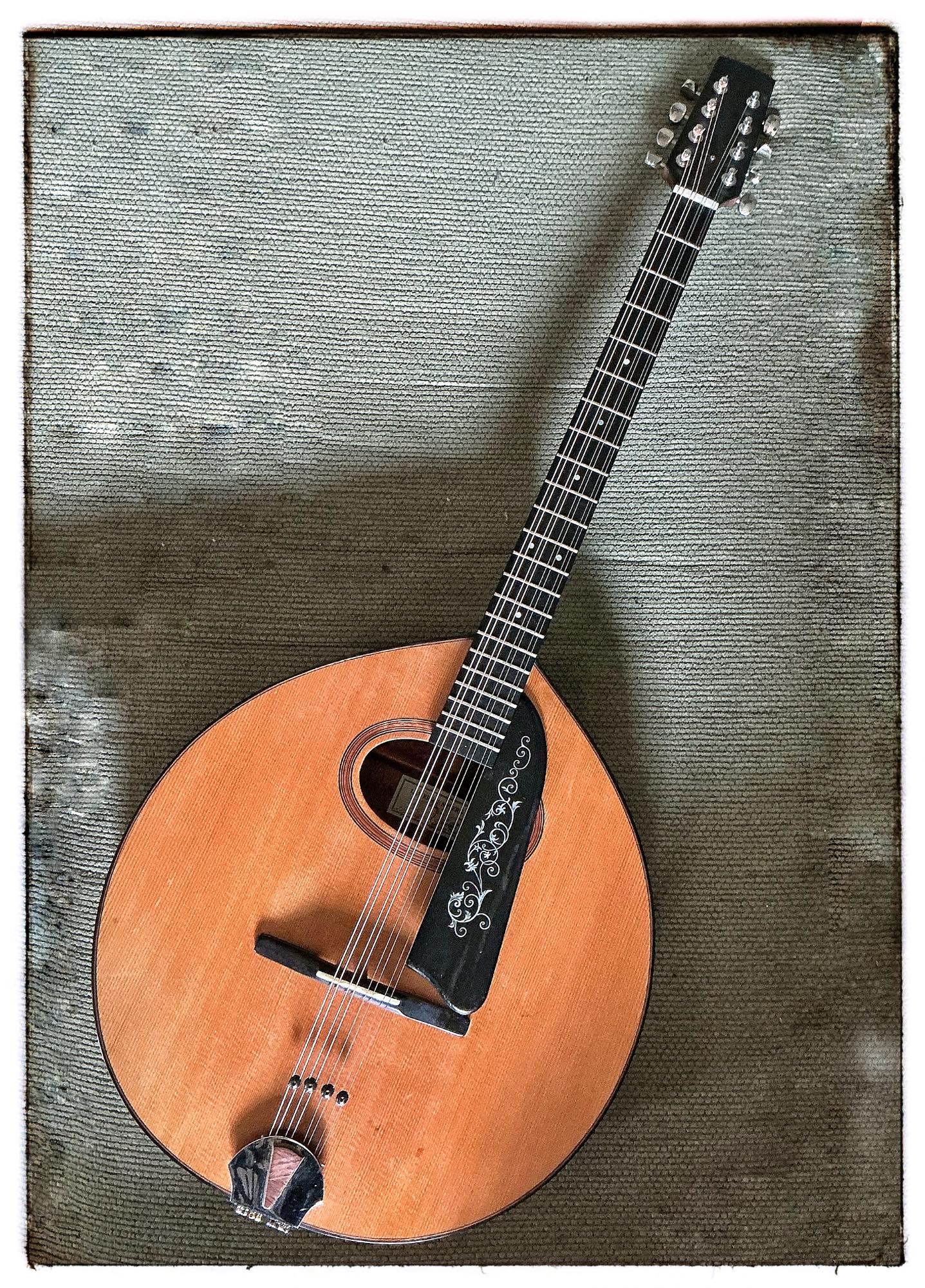 How to replace a missing pickguard on a 1974 Martin mandolin