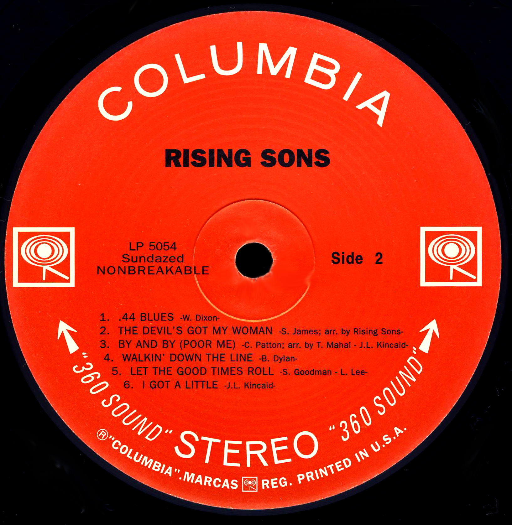 Rising Sons with Taj Mahal and Ry Cooder album