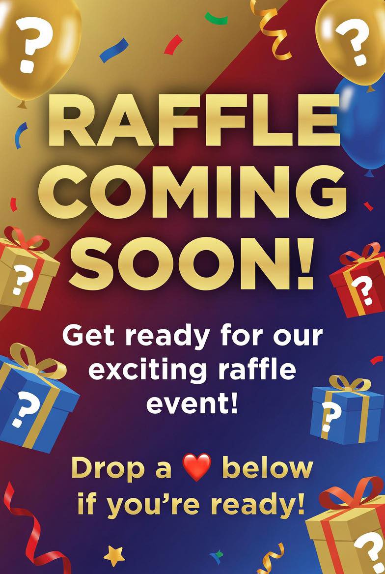🎉 RAFFLE ALERT – IT’S COMING! 🎉 | Facebook