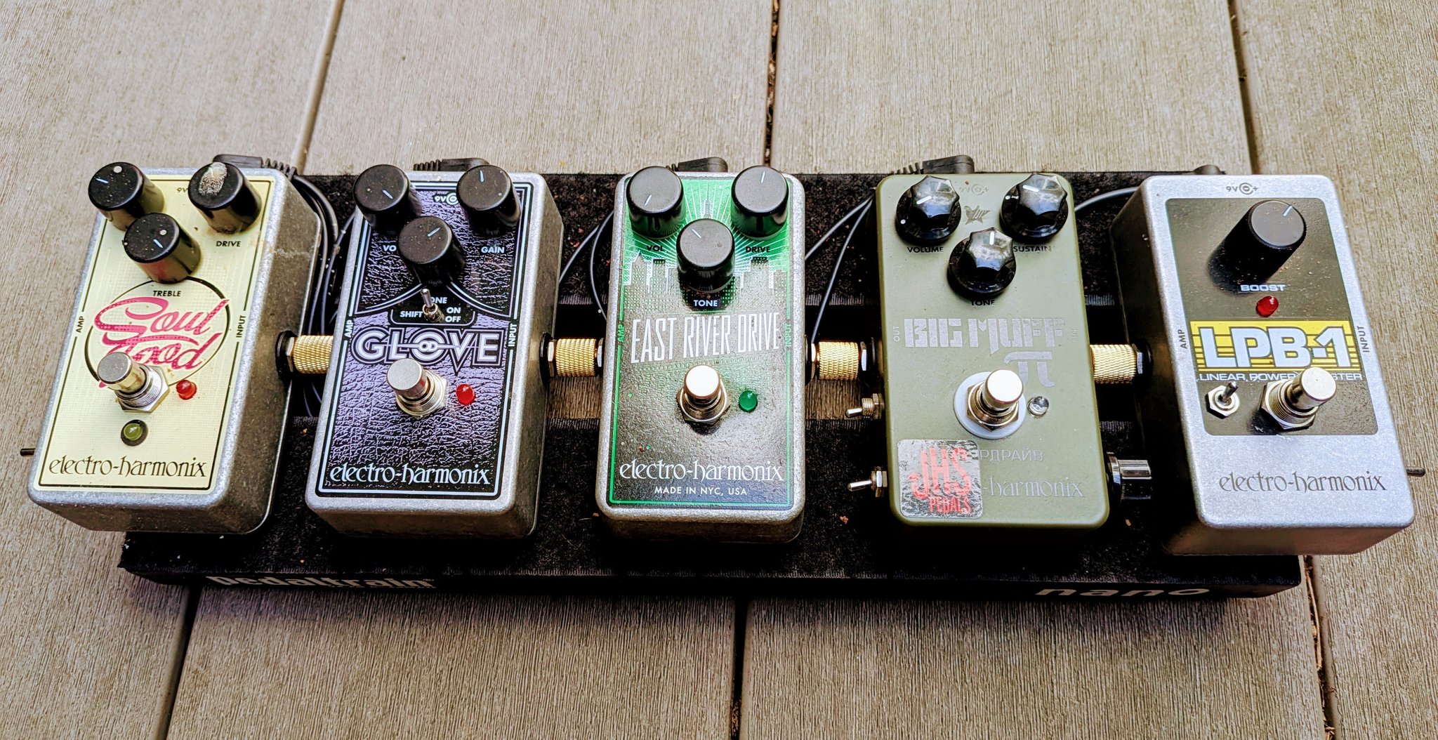 Custom Homemade EHX LPB-1 Amp Top with Diode Clipper Add-on