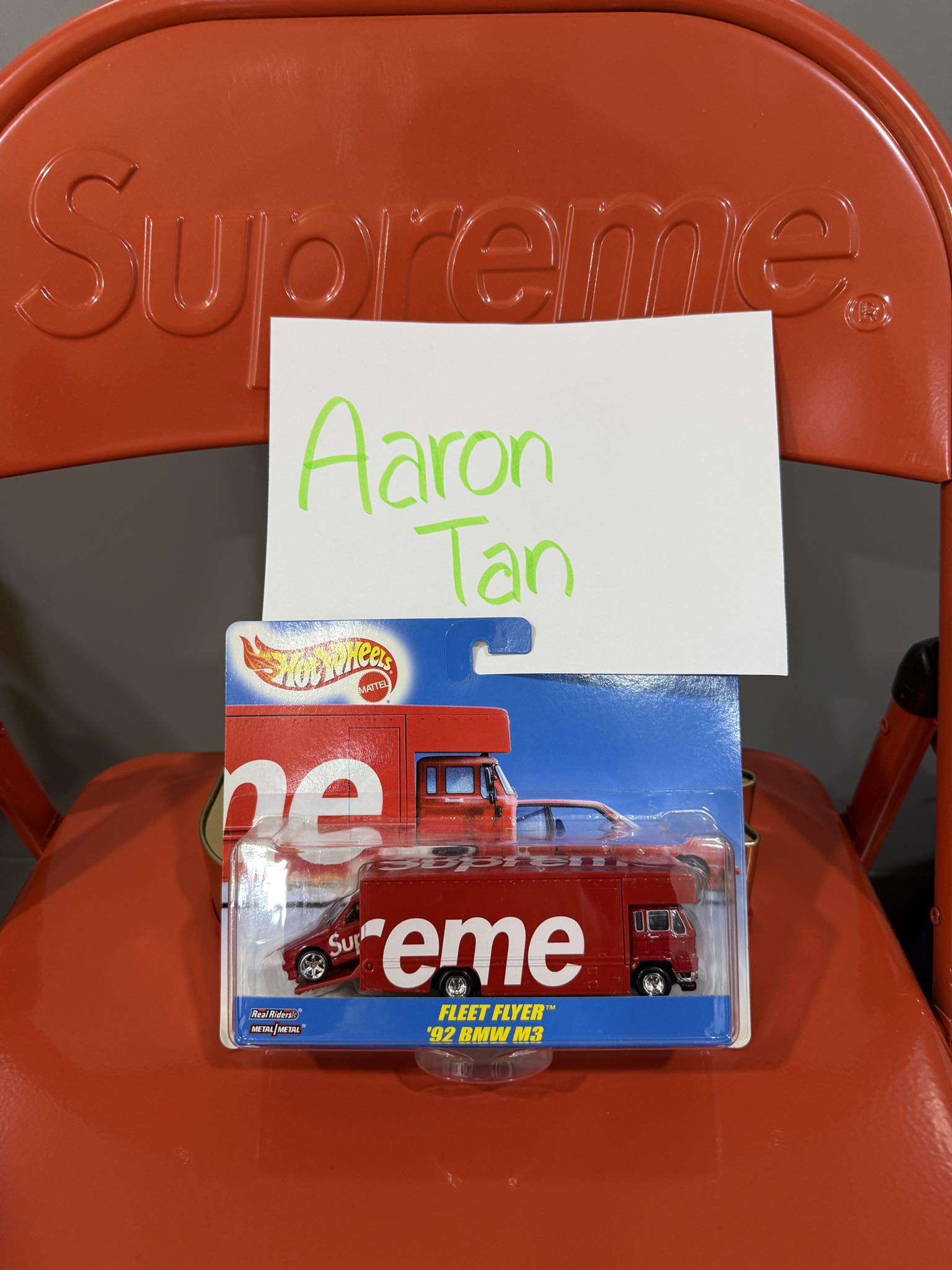 Supreme hot wheels fleet flyer 1992 bmw m3 for sale