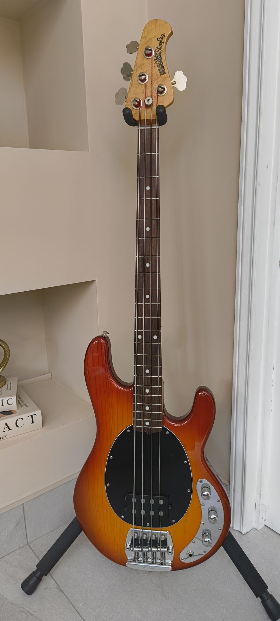 1995 Ernie Ball Music Man Stingray in Honey Burst
