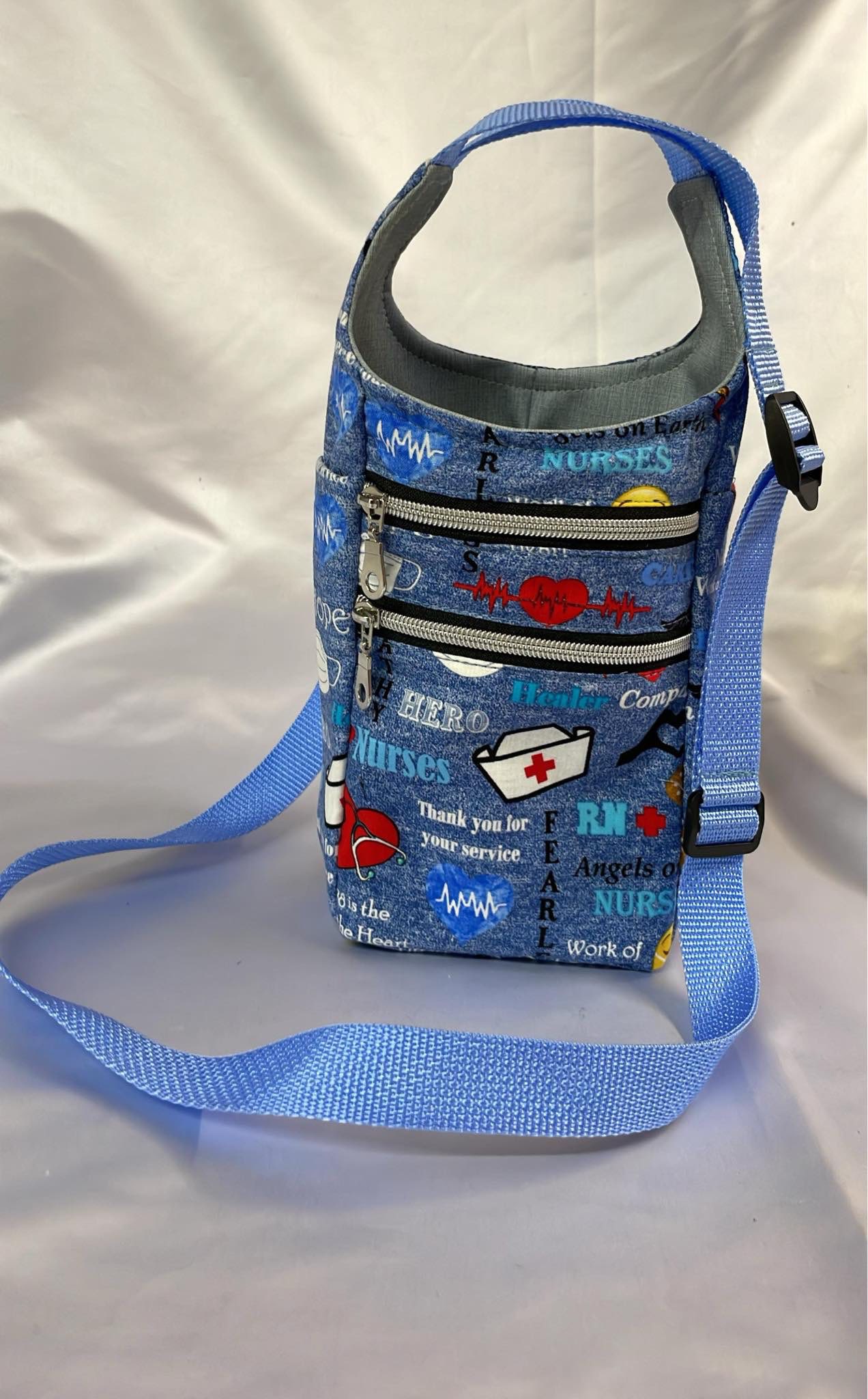 Festival Crossbody Bag With Water Bottle Pocket - Hands-Free Bag For Concerts, Hiking & Outdoor Activities