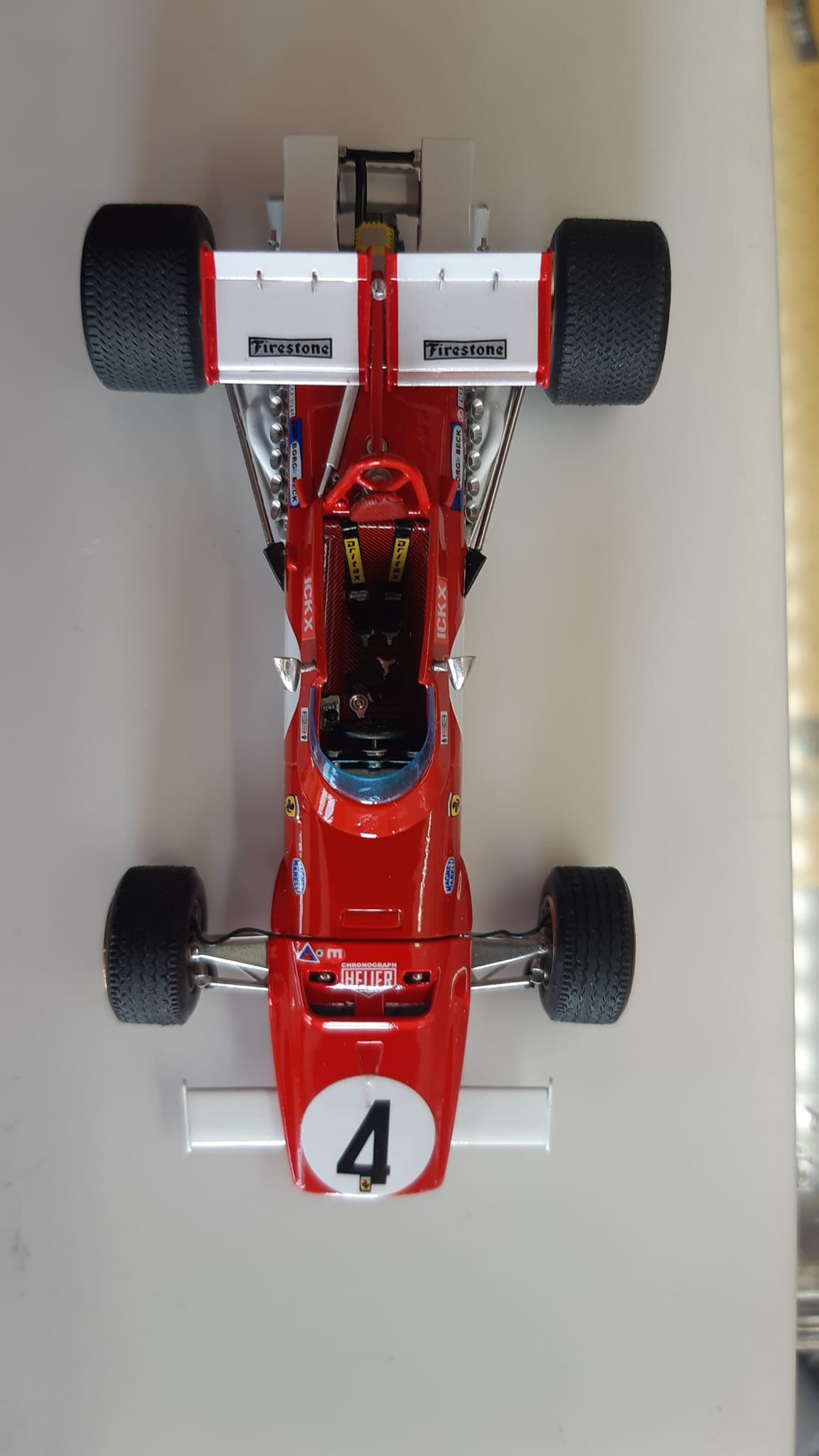 Kit Modèle Réduit Ferrari 312 B1 #2 - GP Des Pays-Bas 1971 - Échelle 1:43 - Marque FDS (Italie) - En Métal - Occasion