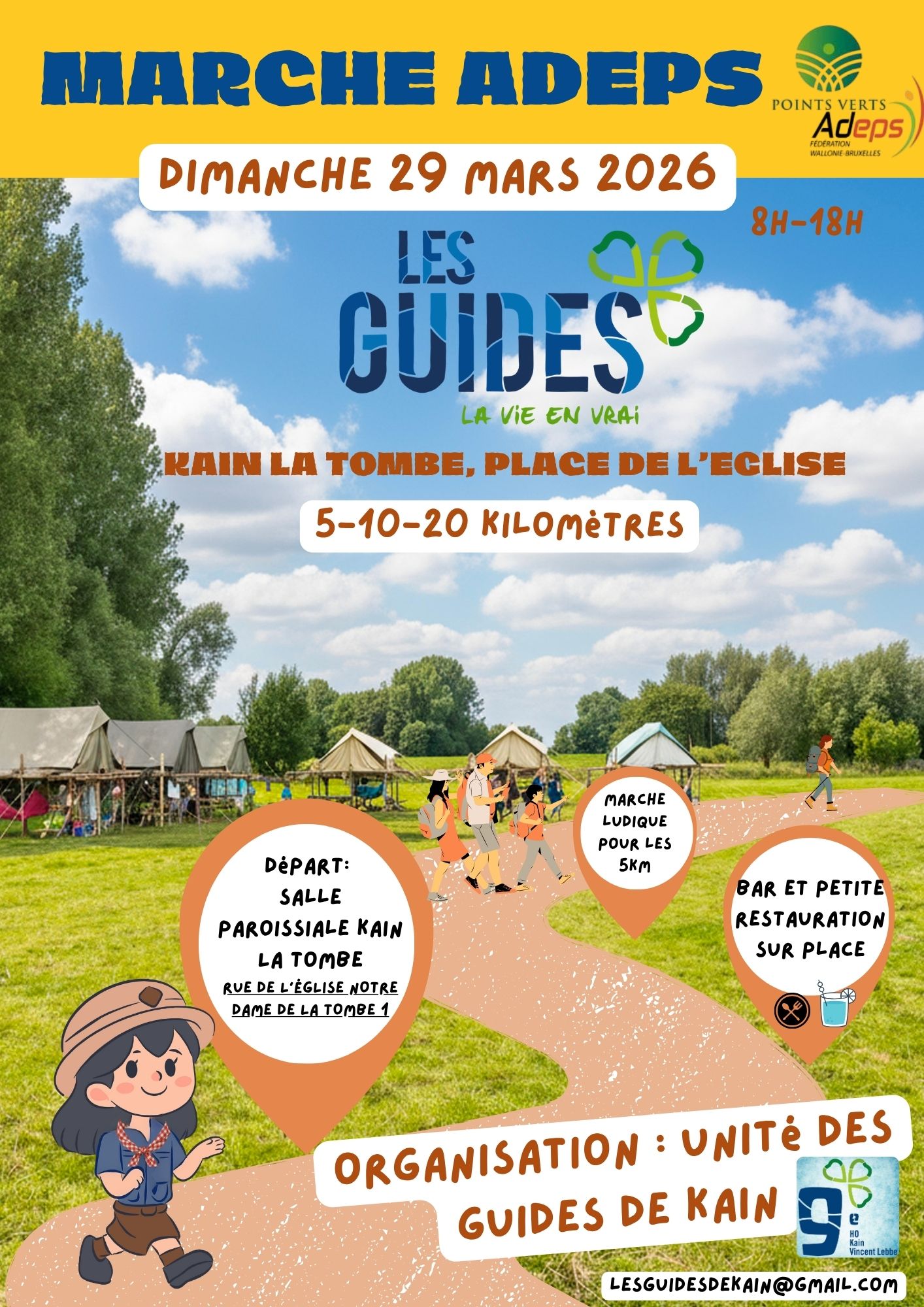 Marche Adeps de l'Unité Guides 9HO