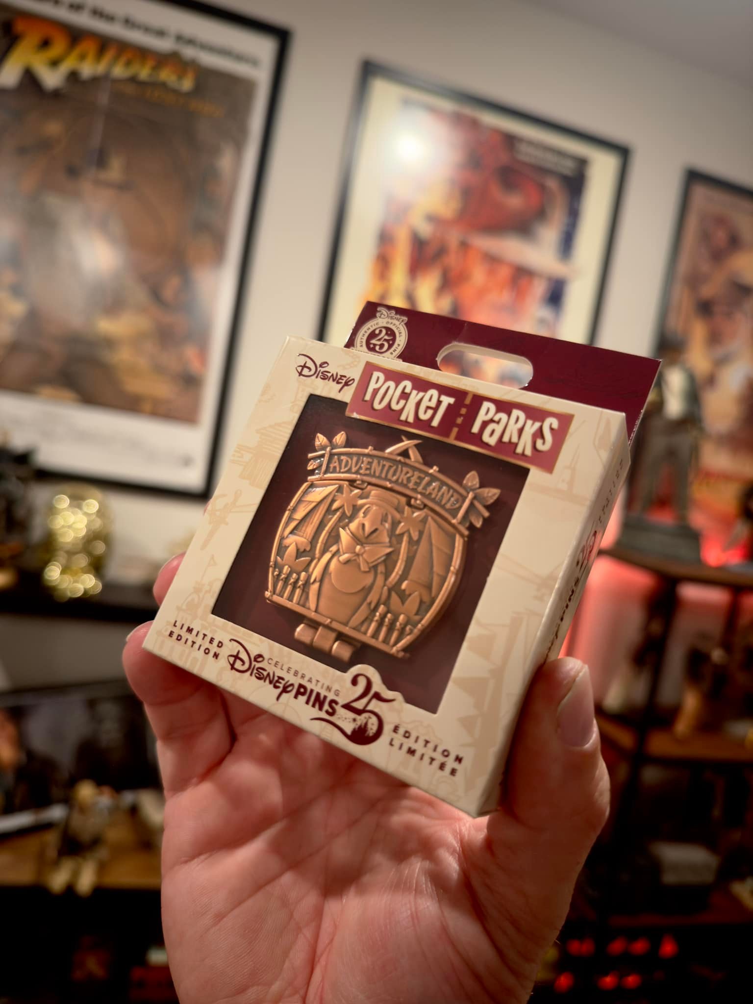 Indiana Jones adventure decoder card at Disneyland | Anaheim, CA