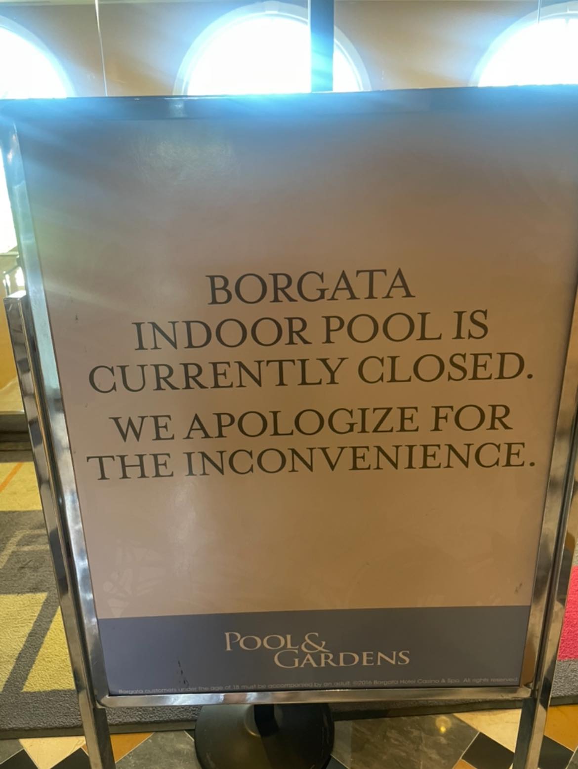 Borgata MGM Tower Pool Hours