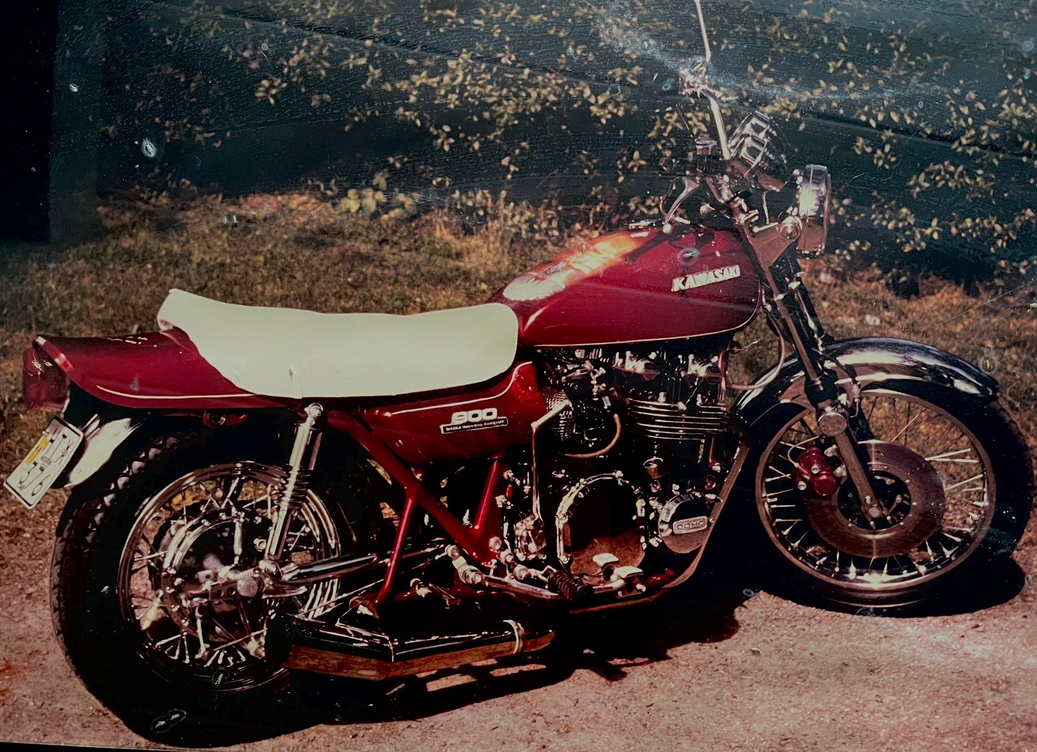 Kawasaki's US headquarters. Both the bikes on display.