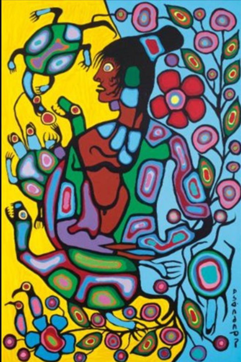 Norval Morrisseau, grandfather of contemporary indigenous Canadian art