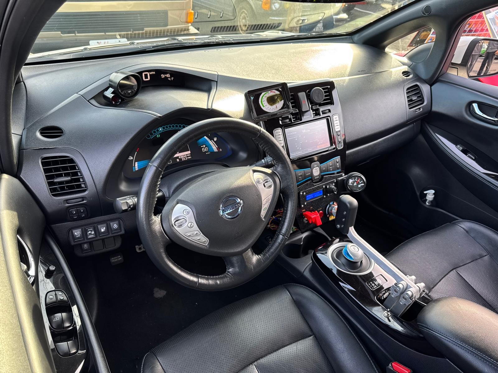 Nissan Leaf with Kawasaki ZX10R engine makes 320hp AWD hybrid