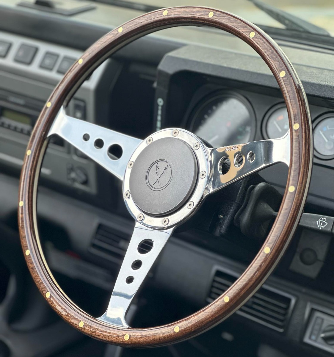 Moto-Lita MK3 Wood Rim Holes Steering Wheel NEW TO EXMOOR Hand