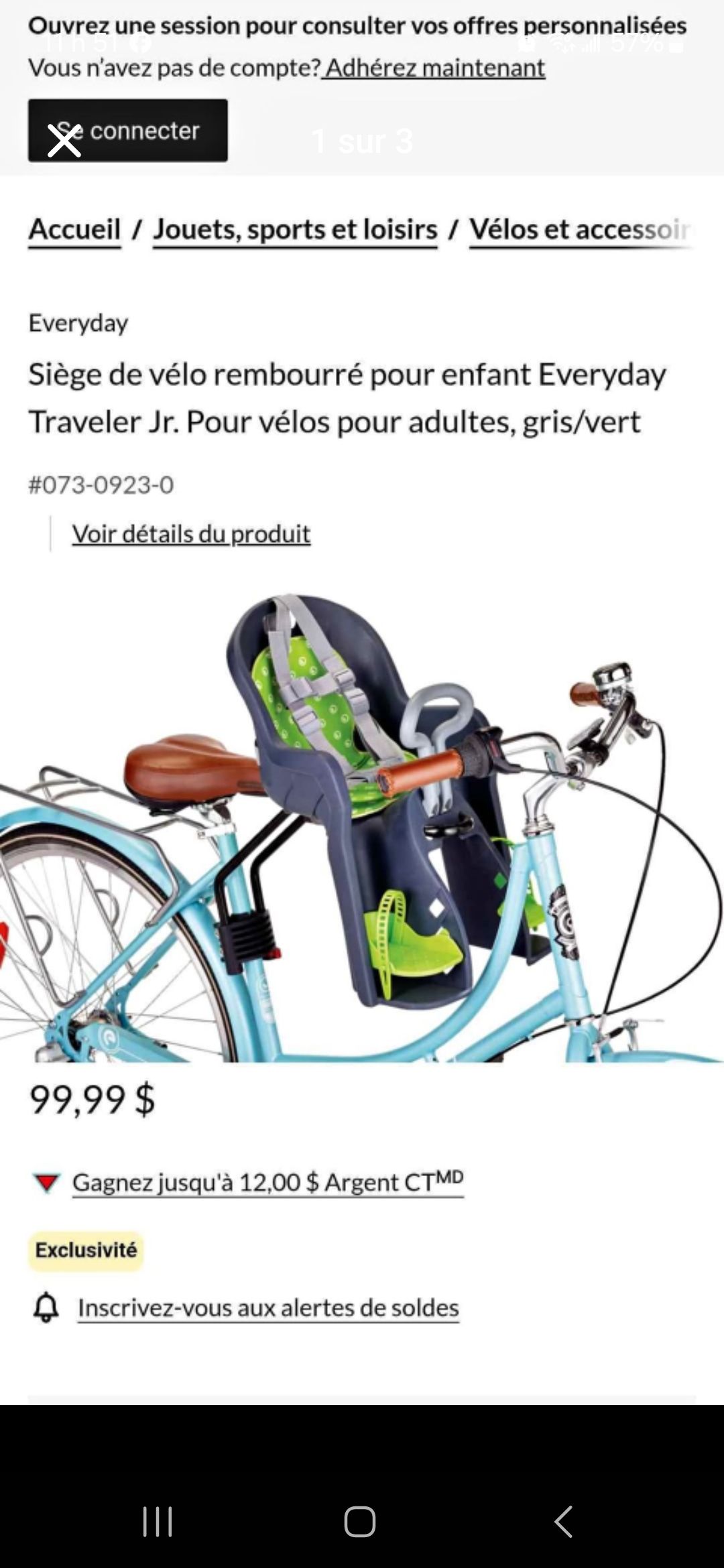 Siège Enfant Avant Pour Vélo – Avec Pédales Et Barre De Sécurité – De 8 Mois à 6 Ans, Jusqu'à 20 Kg – Compatible VTT Et Vélos Pliants