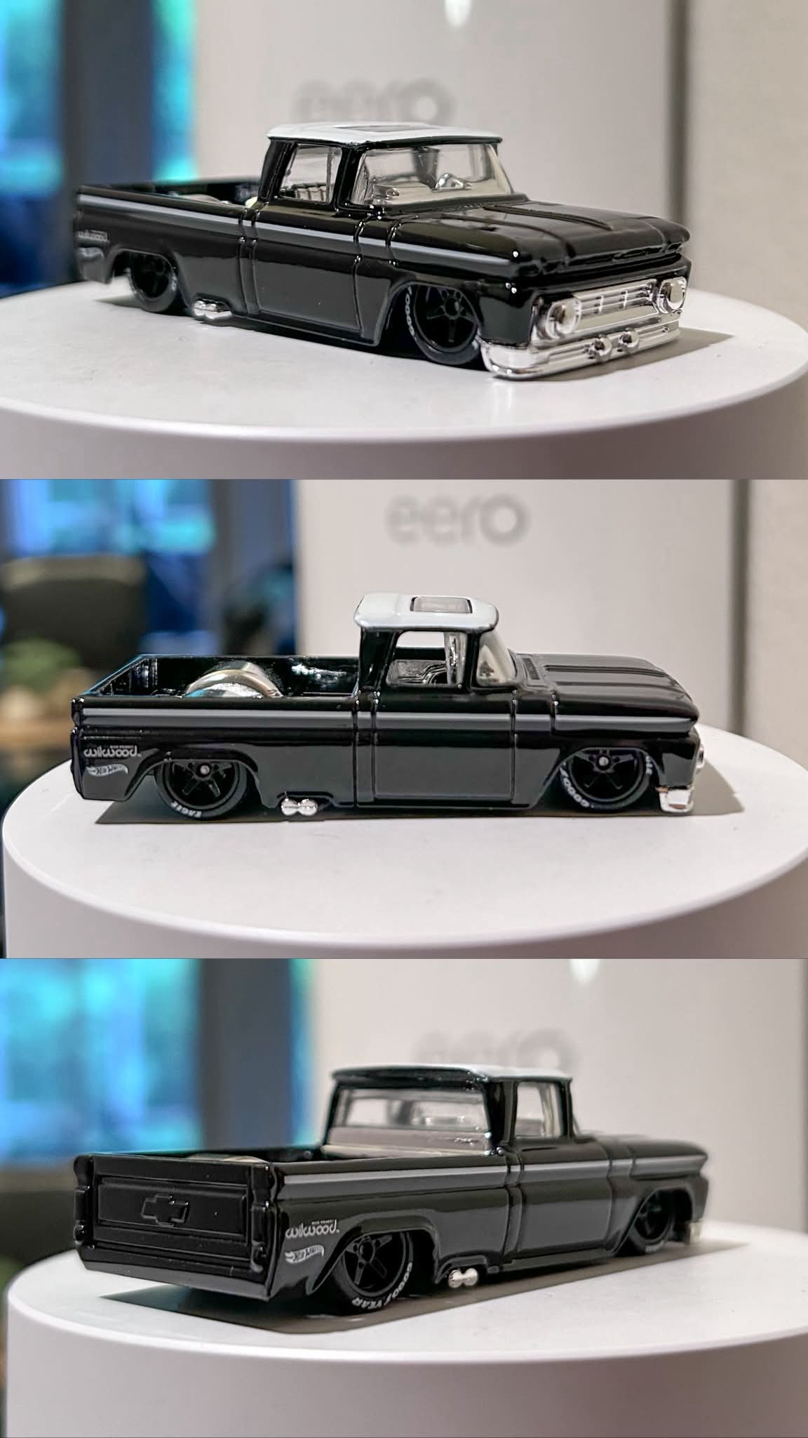Hot Wheels '62 Chevy pickup in blue from Walmart exclusive series