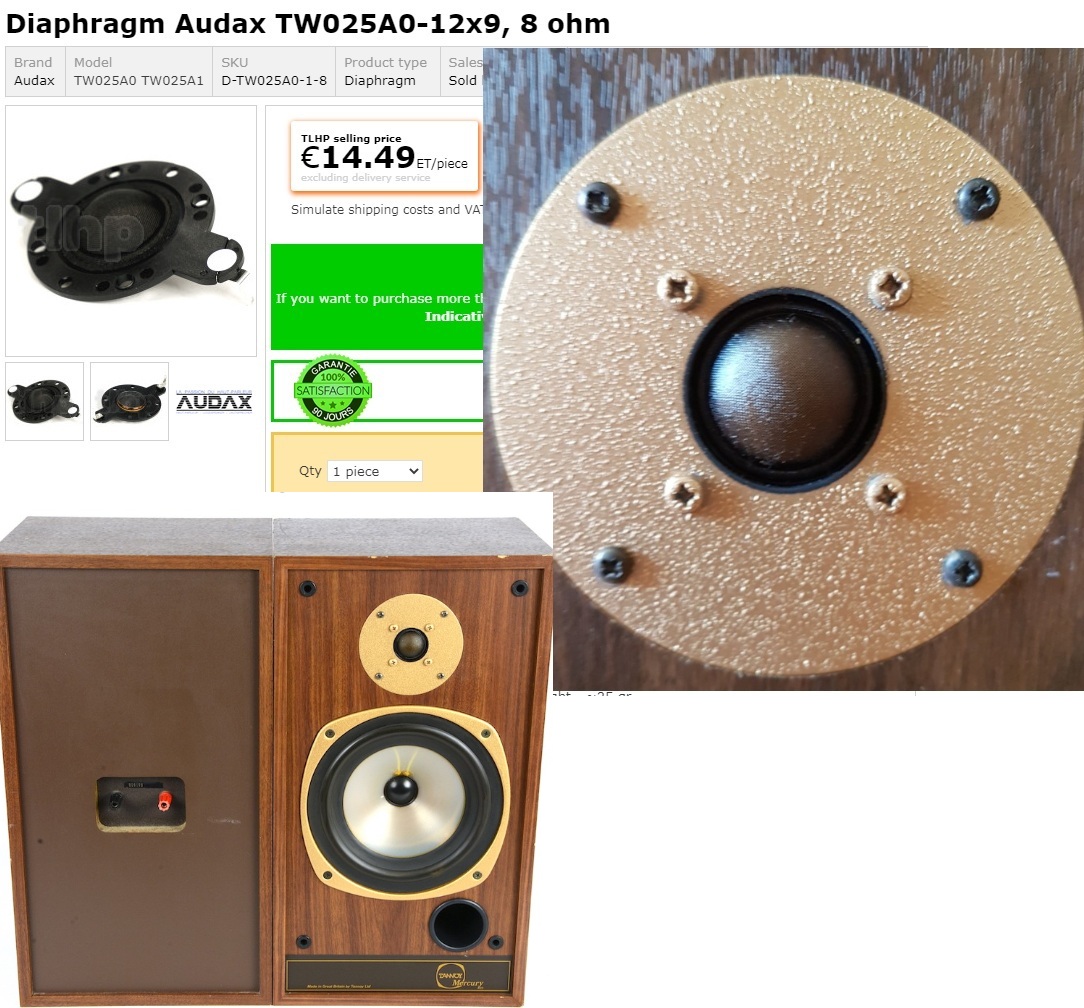 Redesigning the Tannoy Mercury M20 speaker