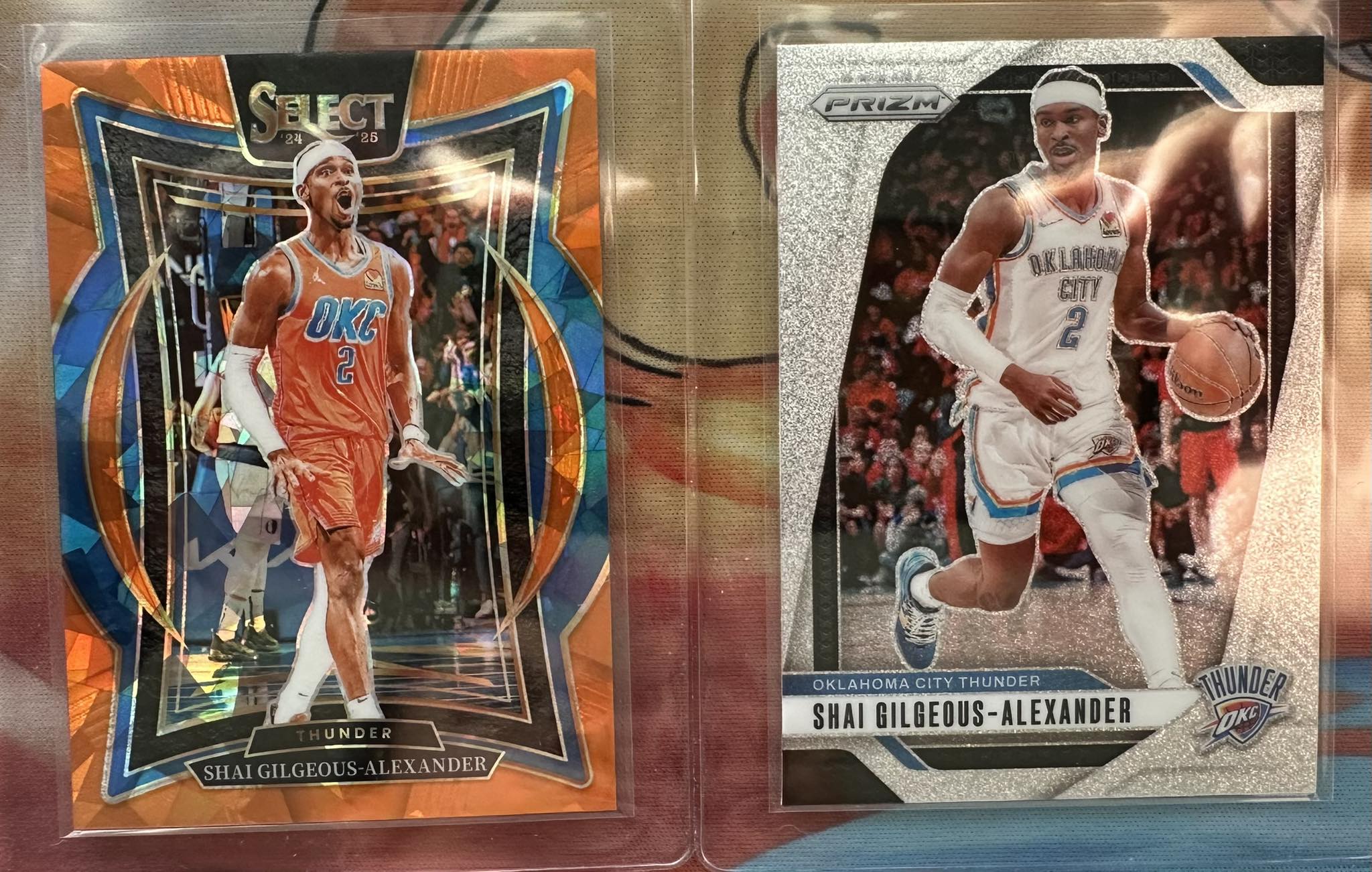 What is the glittery silver Prizm variant of Shai Gilgeous 