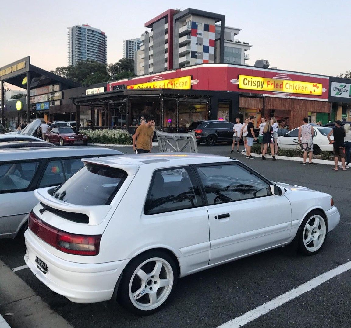 Rare 1983 Tomica Japan Mazda Familia 1500XG model