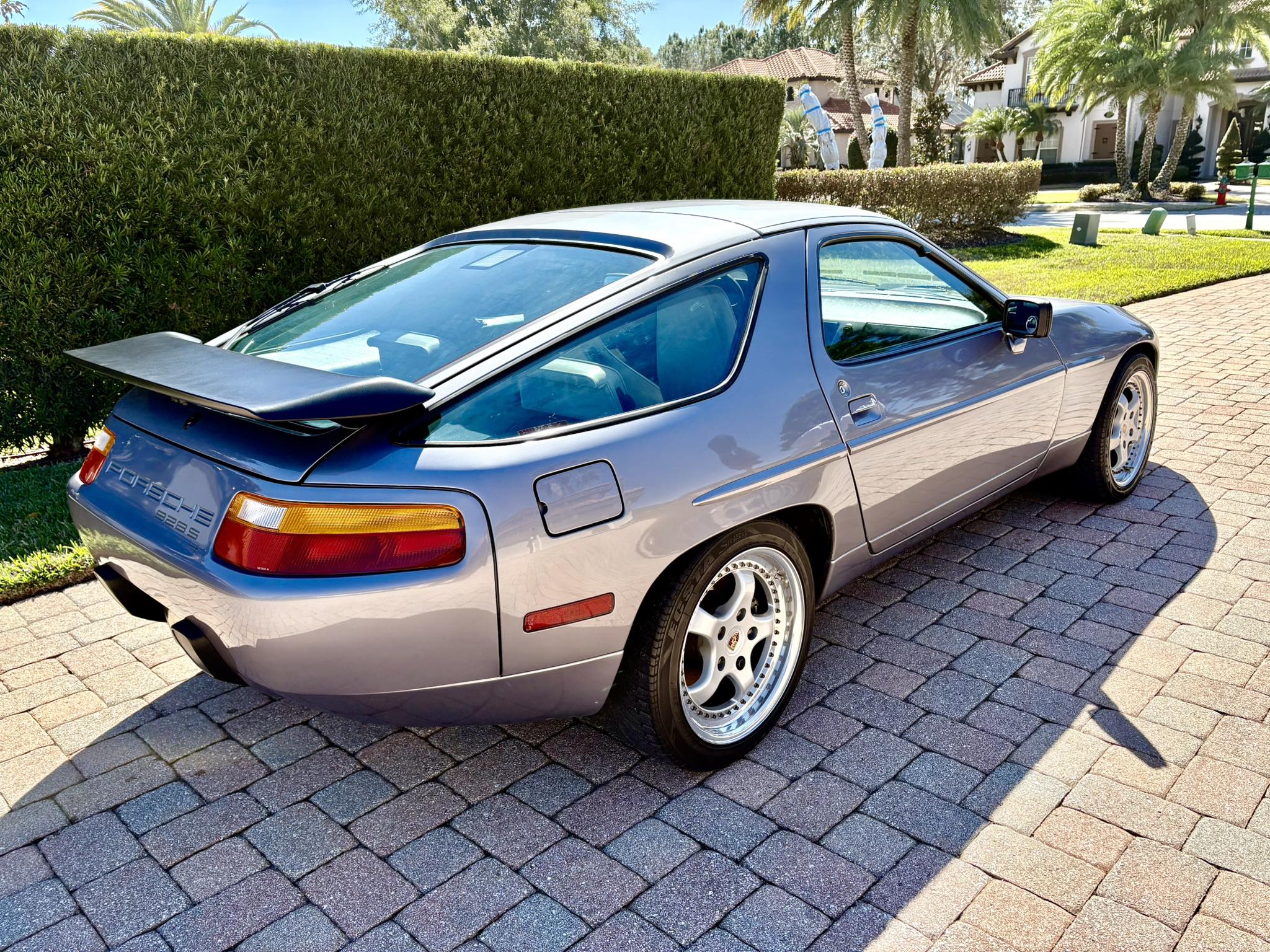 Custom Porsche 928 on display