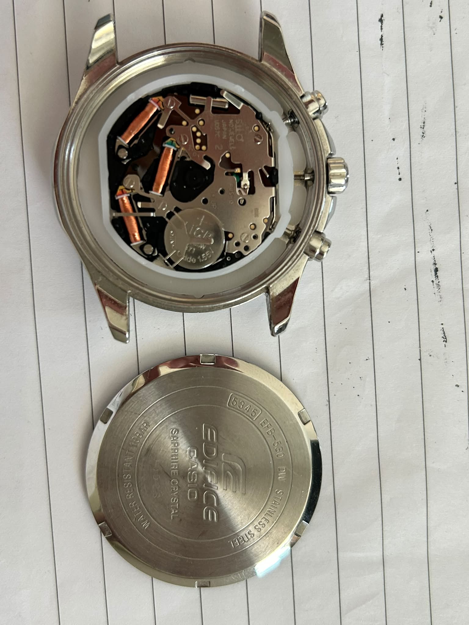 Casio Edifice 5345 - picked this up in a charity shop (it wasn't