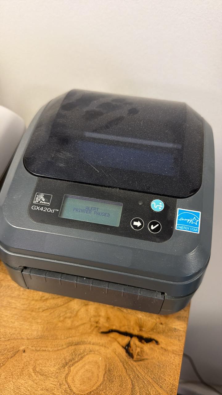 Zebra GK420d  USB_Ethernet_Serial_Cutter  Direct Thermal Shipping Label Printer Barcode Usb Replaces Zp450