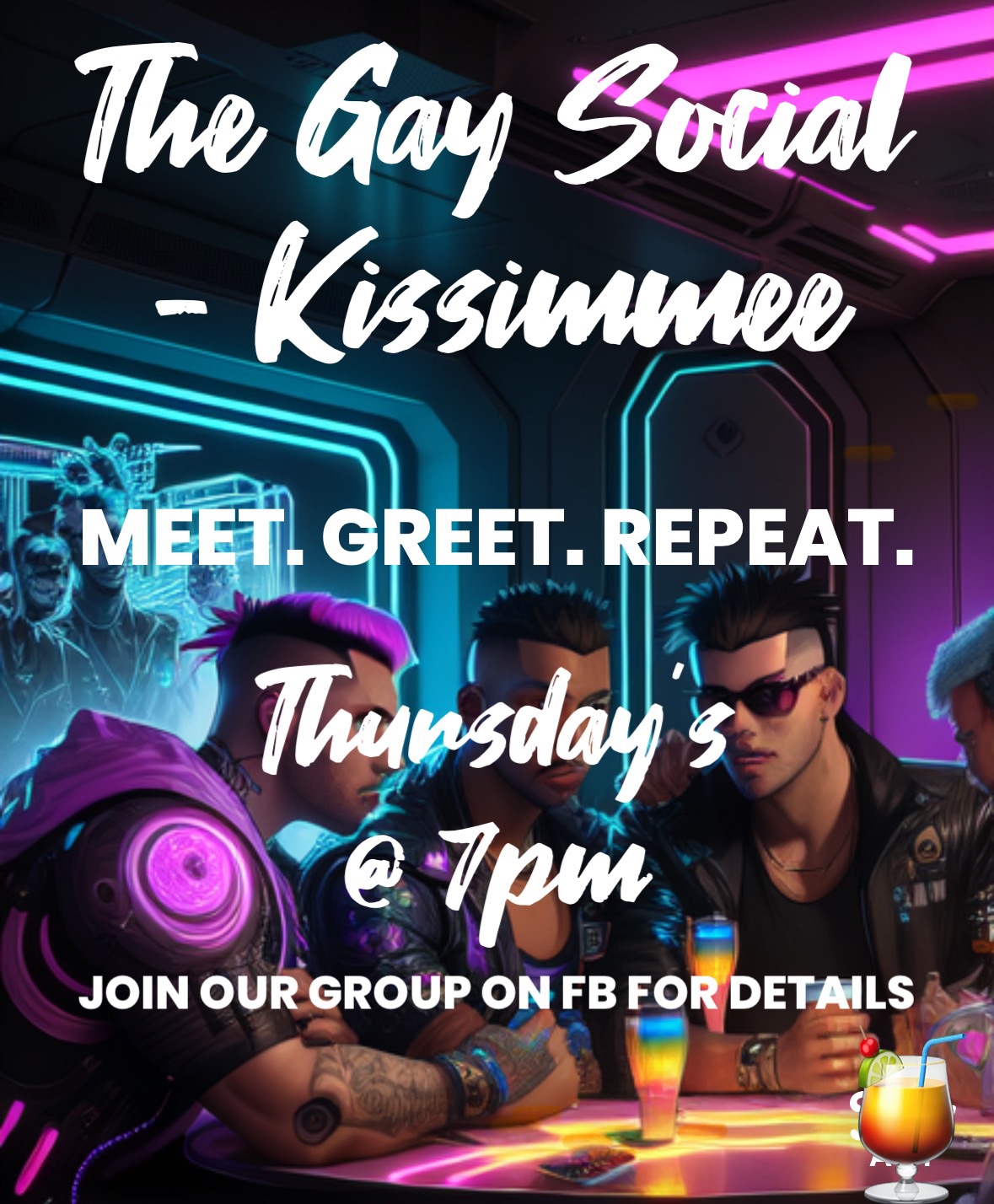 Meet, Greet & Repeat. Weekly Meetup.
