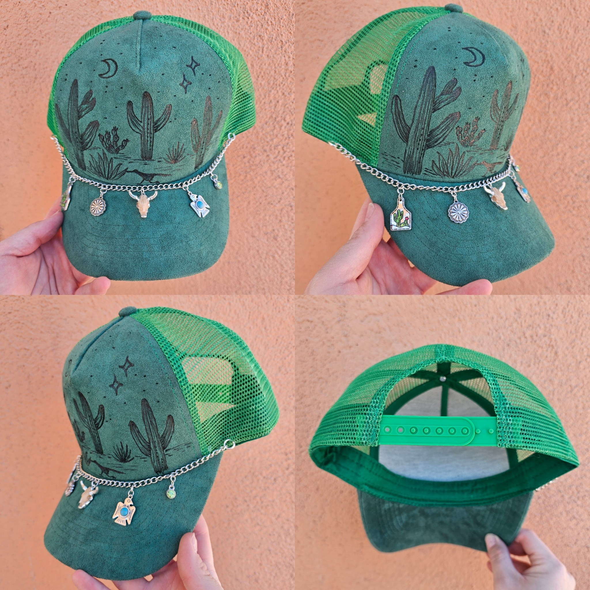 Casquette Vintage Holt Lumber - Snapback Verte à Panneau Mesh - Taille Unique Réglable