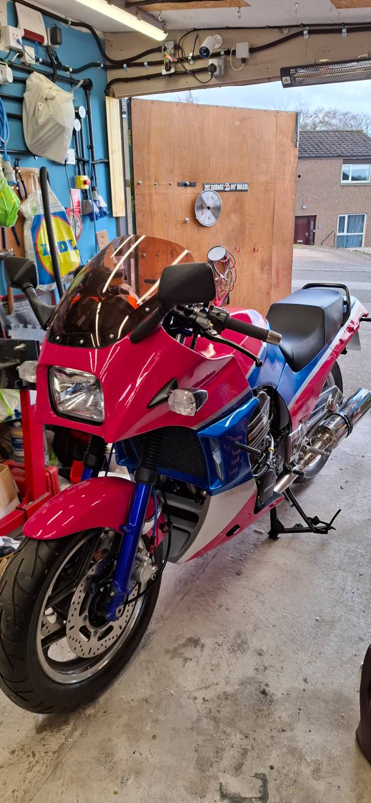 Husband is wondering about what his GPZ900R is worth? He's