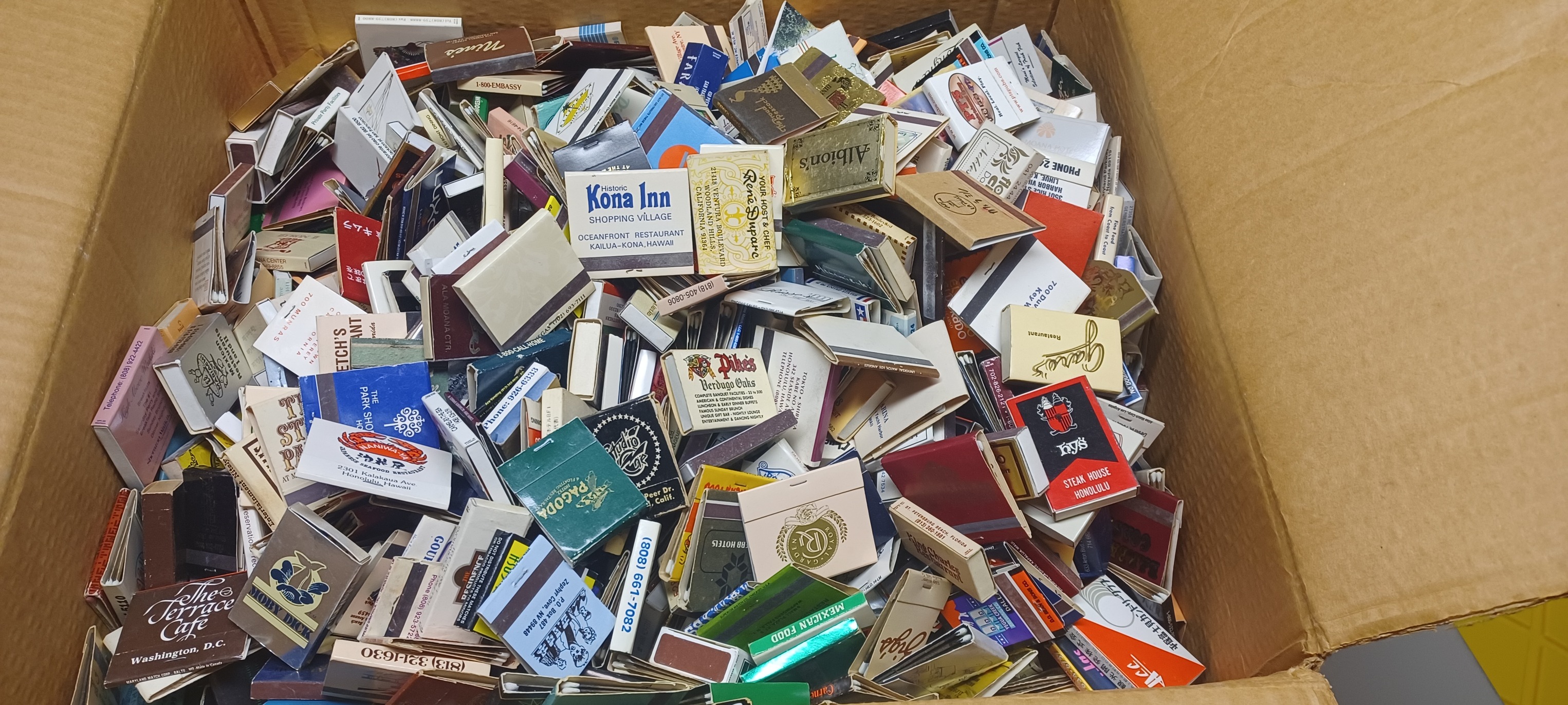 I have what looks to be an unused matchbox from Windows on the  display picture 1