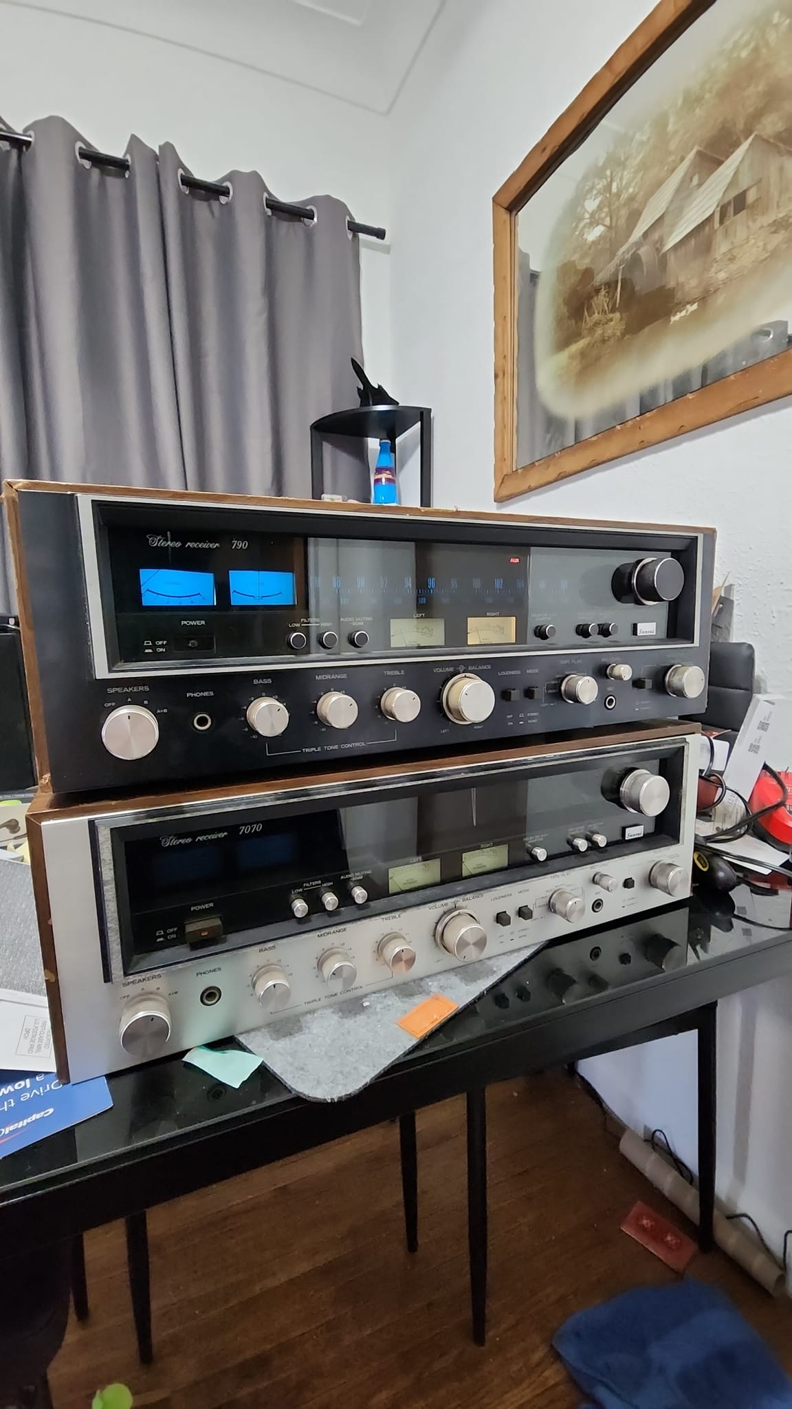 Sansui F-2624 Driver Board Rebuild/Recap Kit For 7070 Receiver Includes Instructions