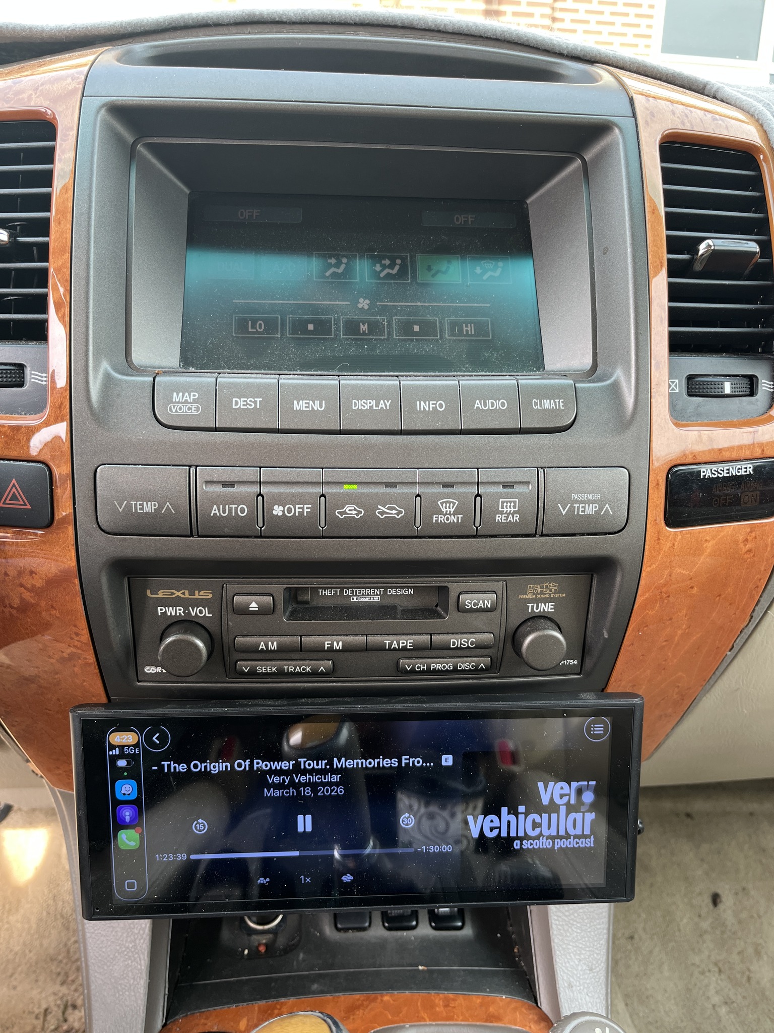Custom 3D printed shock mount for GX470