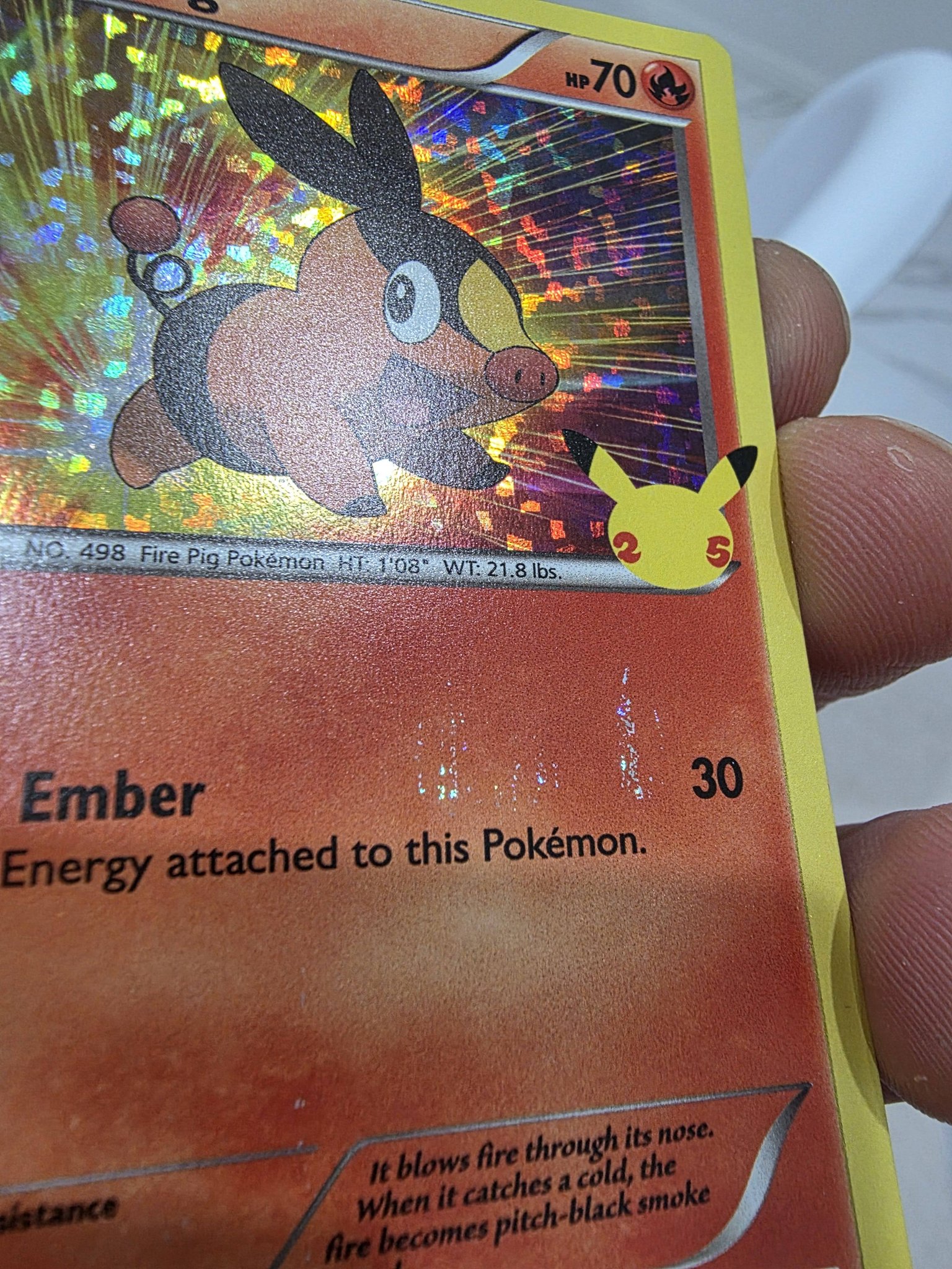 tepig mcdonalds pokemon card 2021 Pokmon McDonald's Collection 13/25 CGC 8.5 NM/Mint+  Oblivion Collectibles Promo Card Type Tepig McDonald's 25th Anniversary Pokemon