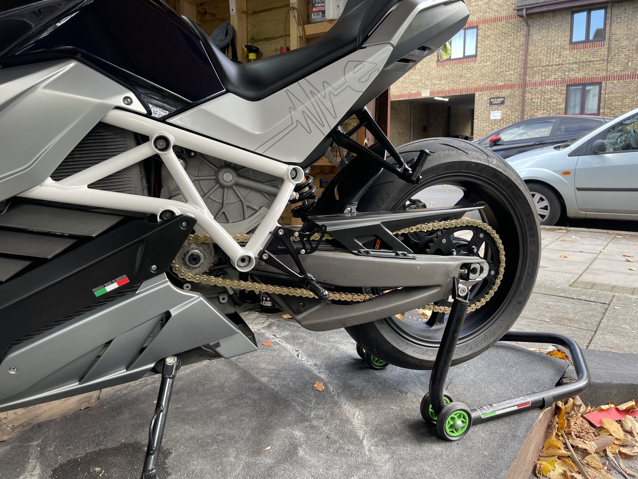 Upgrading and maintaining a 10-year-old Energica motorcycle