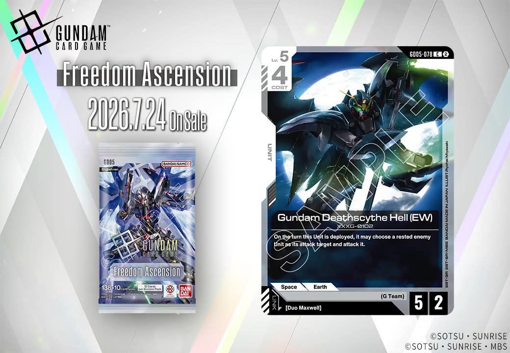 Gundam card game's Freedom Ascension set review