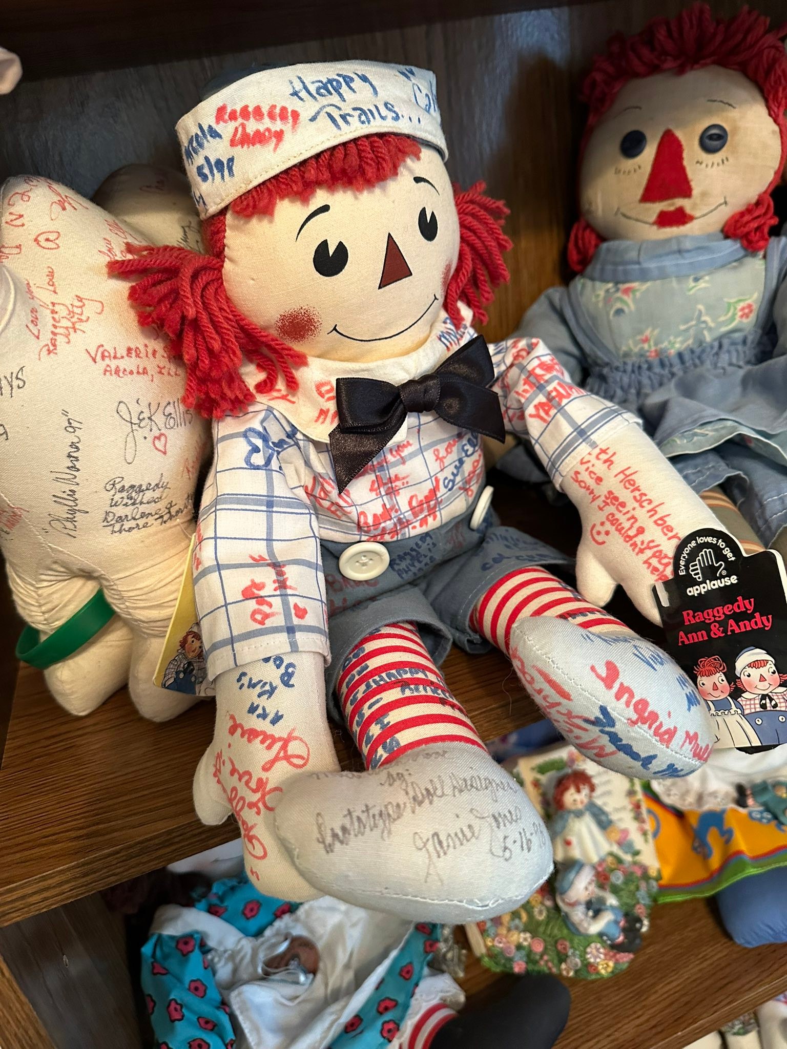 Sharing Autographed Raggedy Ann & Andy Items