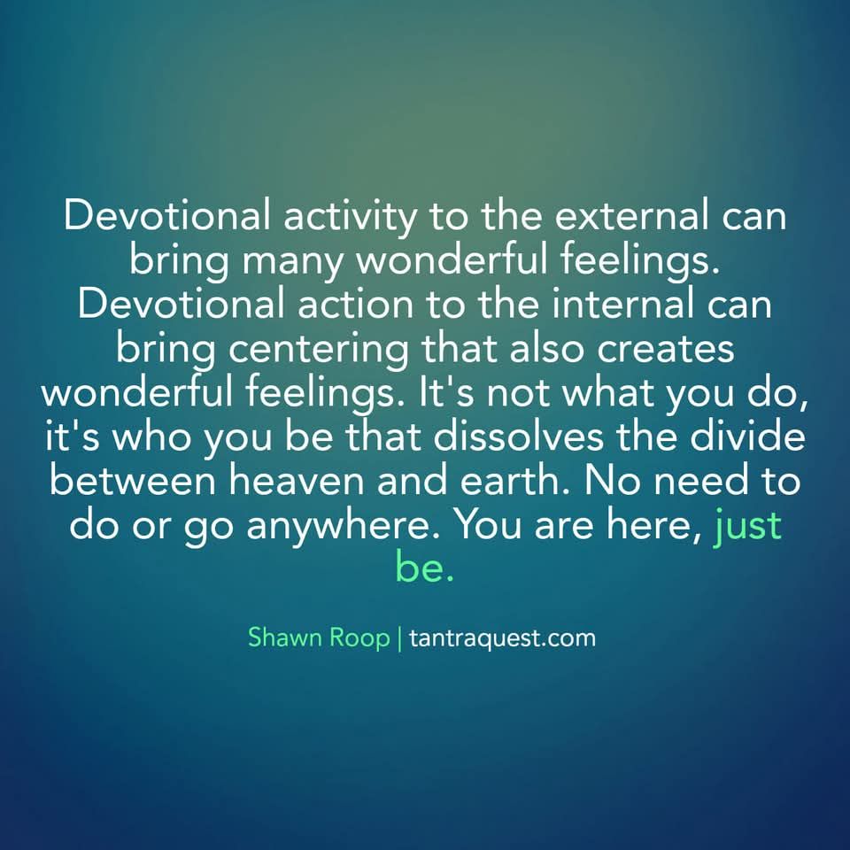 Shawn Roop - Devotion isn’t just what you offer outward,... | Facebook