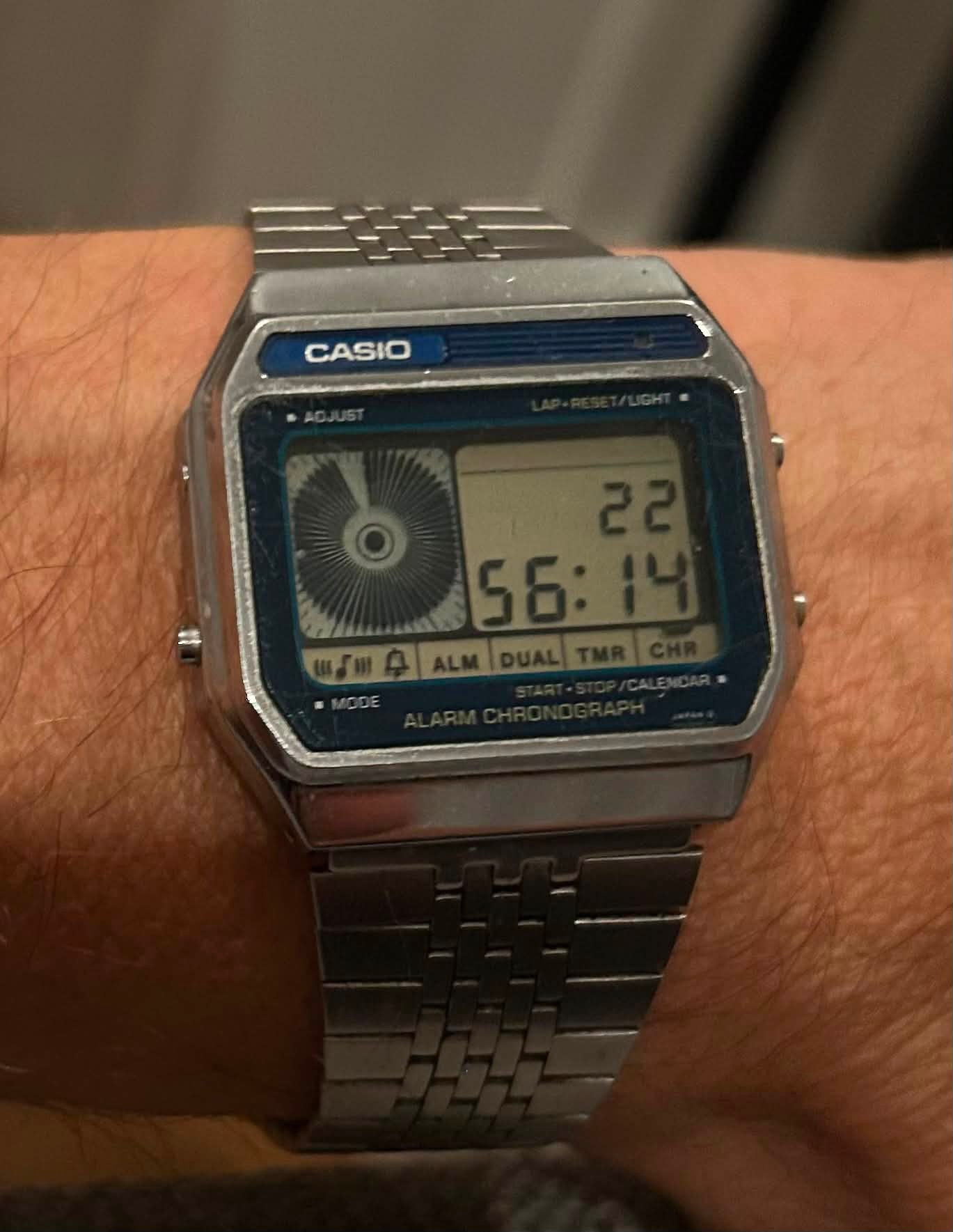 New member and my first post. My Casio AX-210 from 1982 is still