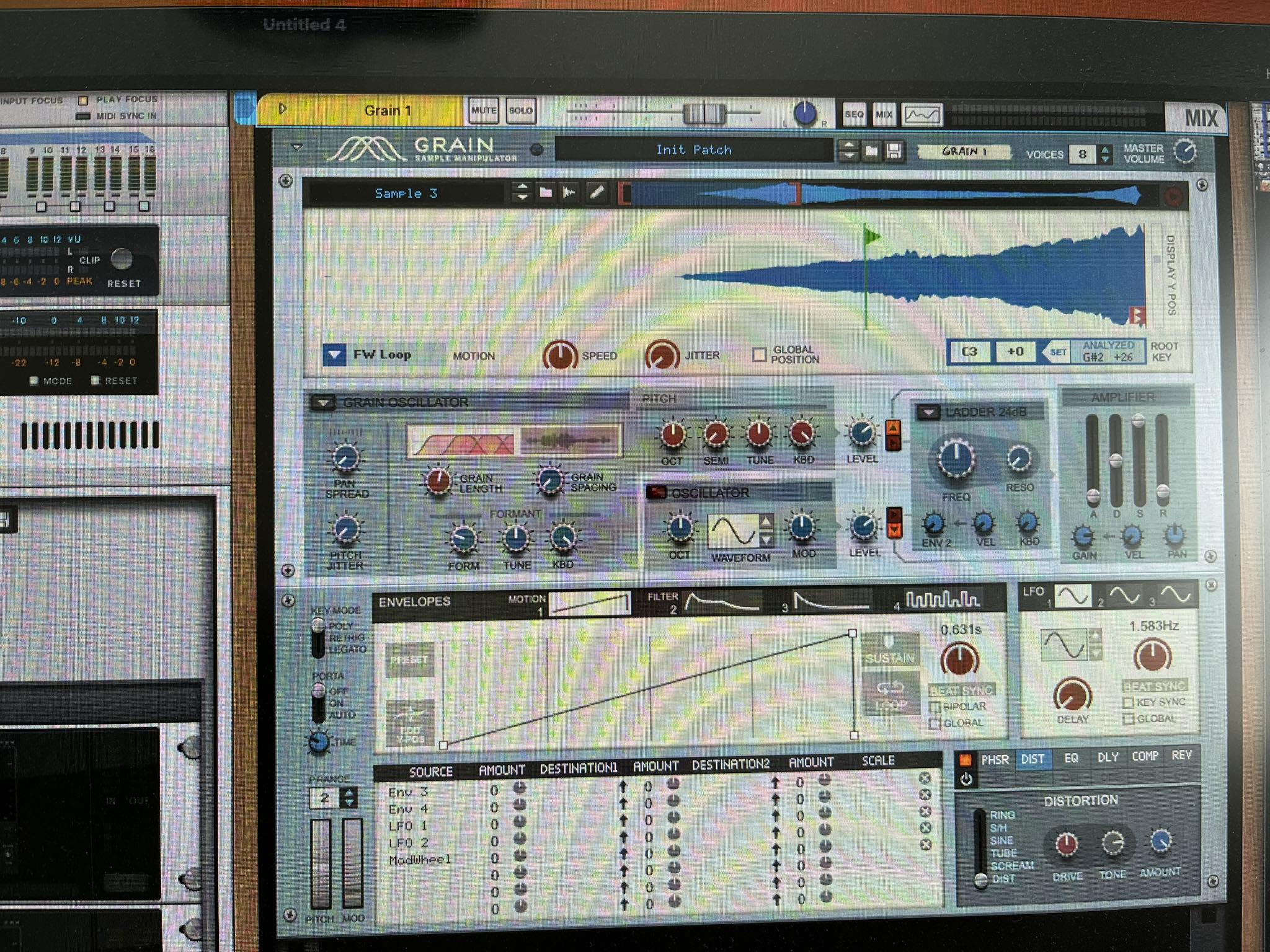 How to use Soundforce Samples II module in stereo
