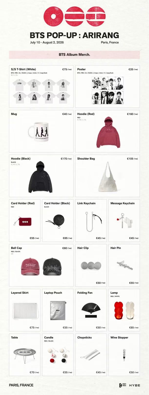 Merch Pop Up Arirang 💜#bts #popup #arirang #merch