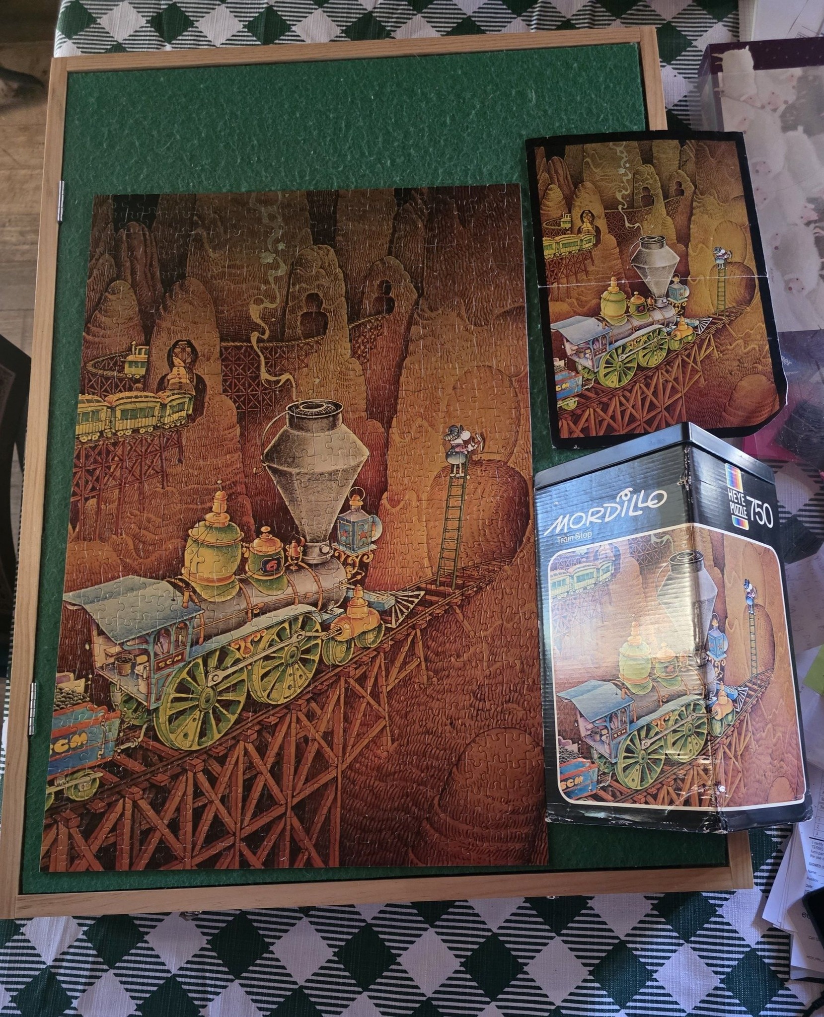 Heye brand Mordillo Tornado jigsaw puzzle from the 1980's