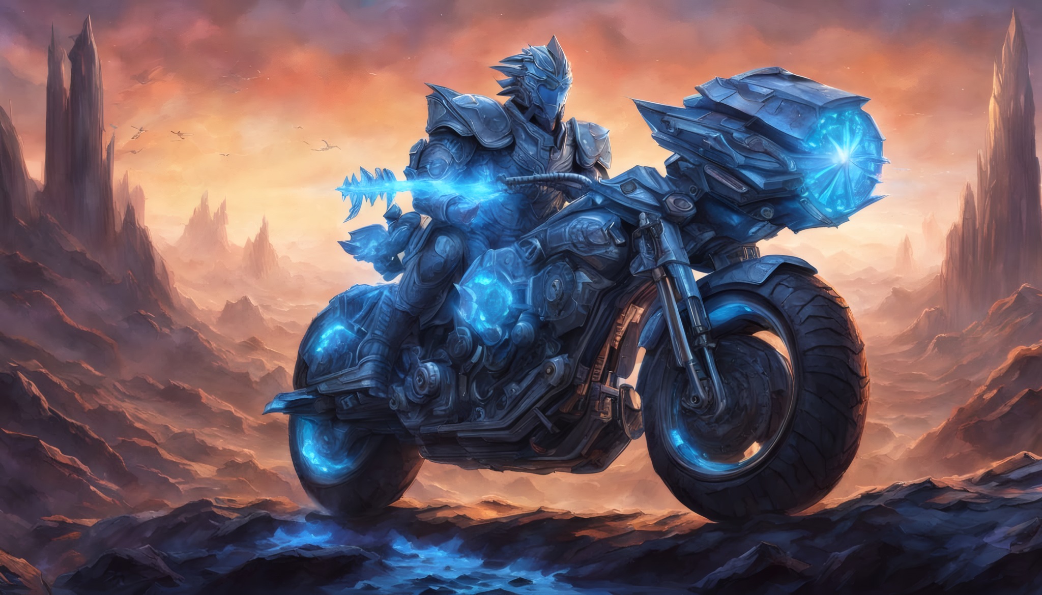 AI automotive art | Alien rider. | Facebook