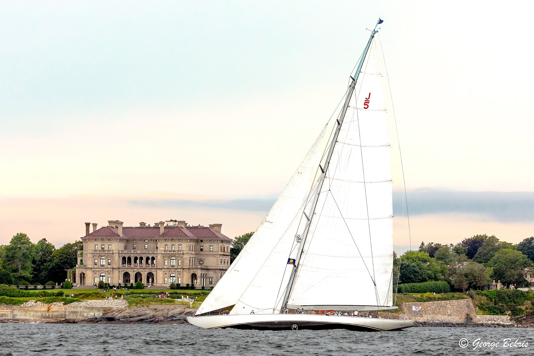 George - J-class J5 Ranger and Newport's most iconic Gilded age summer ...