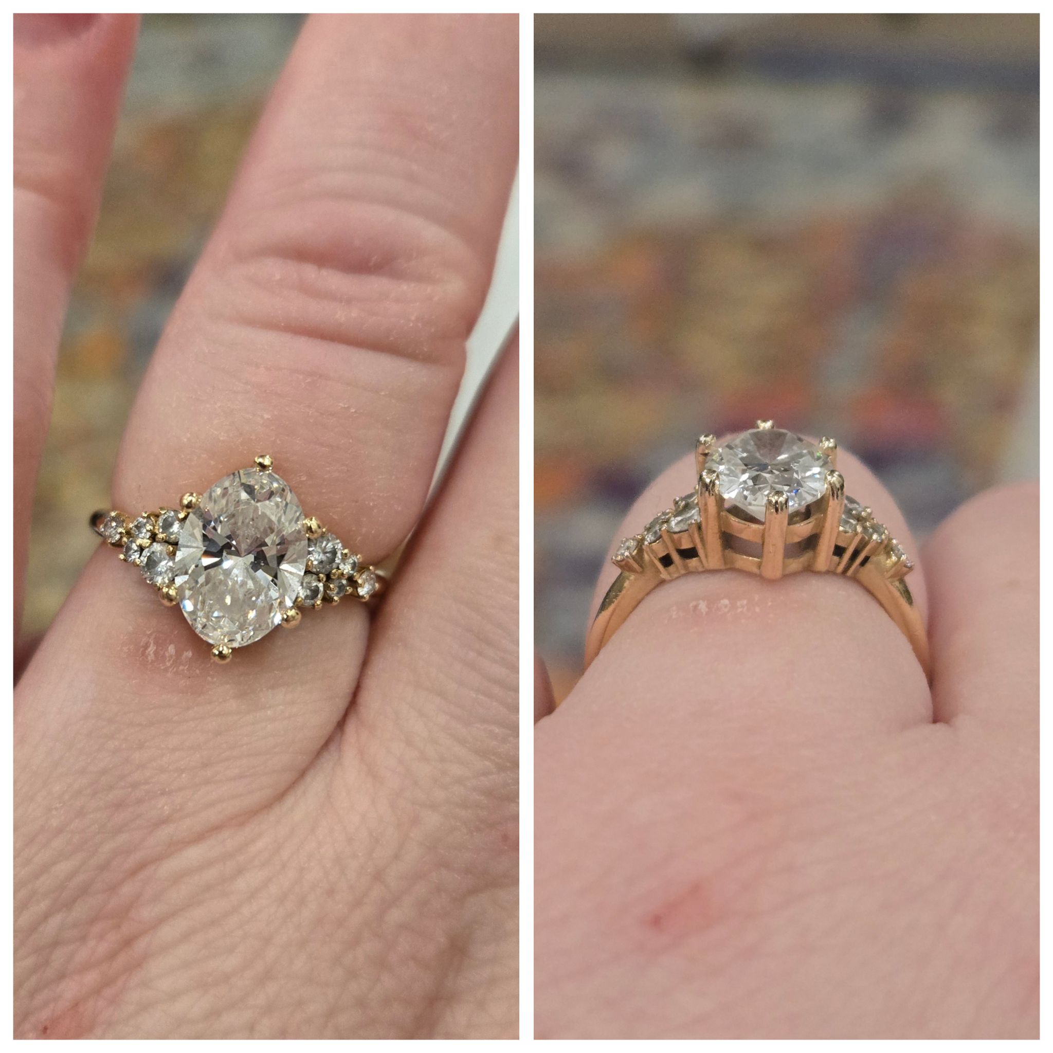 One diagonal ring design solution needed