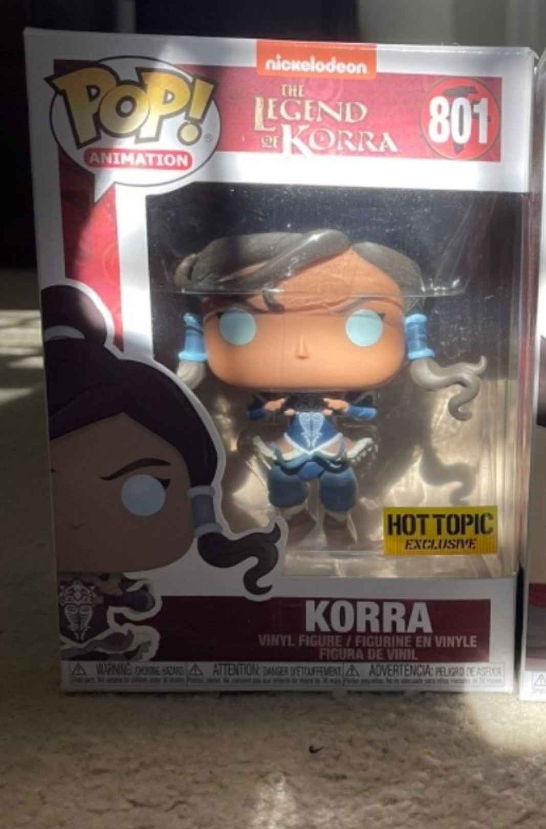 Funko Pop! The Legend Of Korra – Korra Avatar State 801 – Édition Spéciale – Figurine 9,5 Cm
