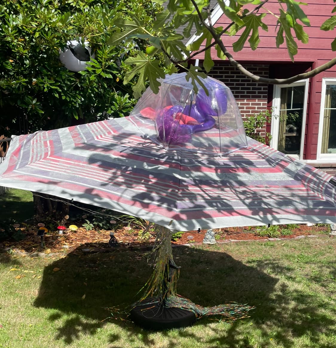 halloween patio umbrella Healvian Lace Parasol Uv Protective Beach Umbrella for Sun Rain Stylish Halloween Decor Compact Lightweight Travel for Festivals and Outdoor Events Style : Clothing, Shoes & Jewelry Handmade halloween decoration from yellow