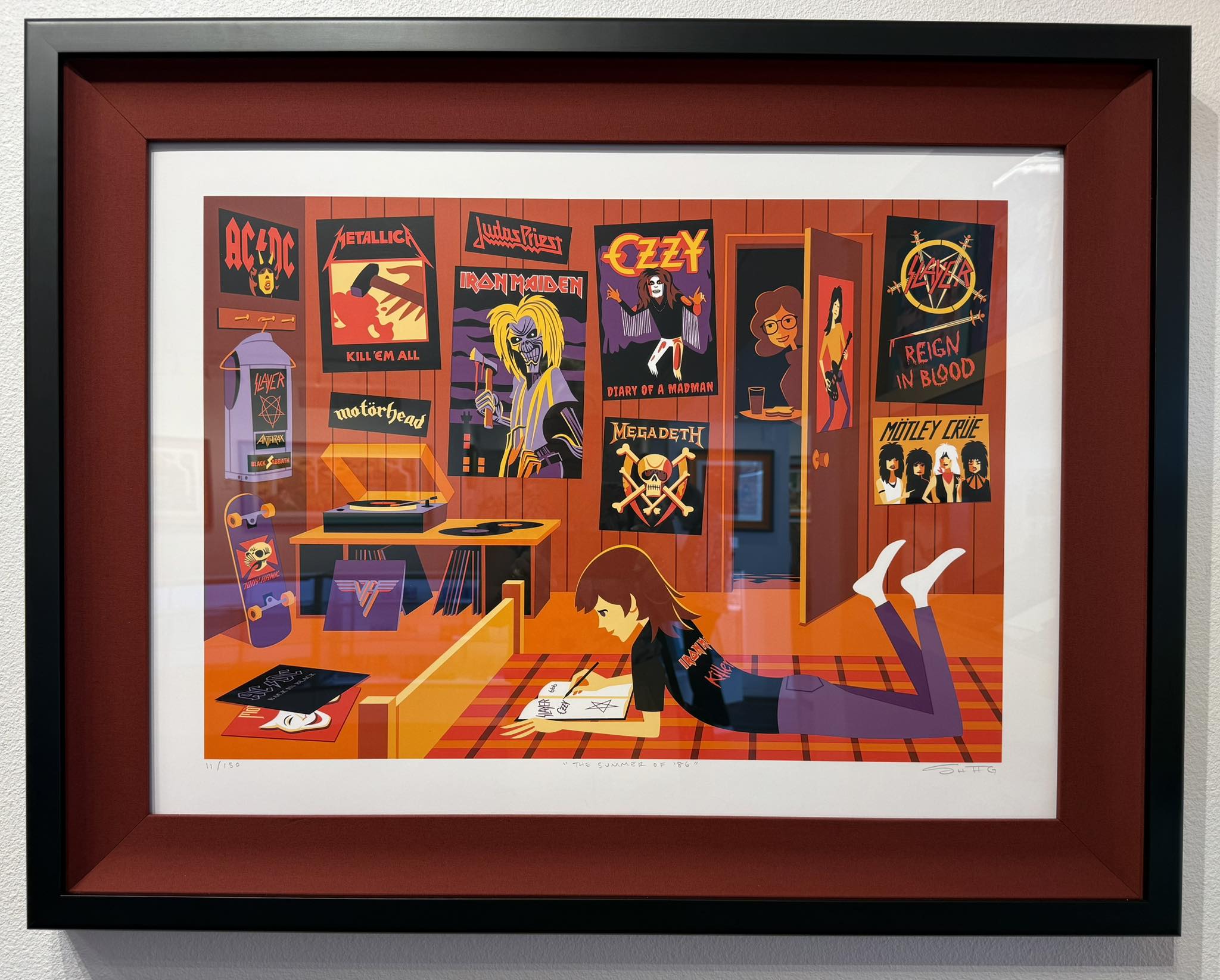 Ozzy tribute artwork 'The Summer of '86' limited edition print