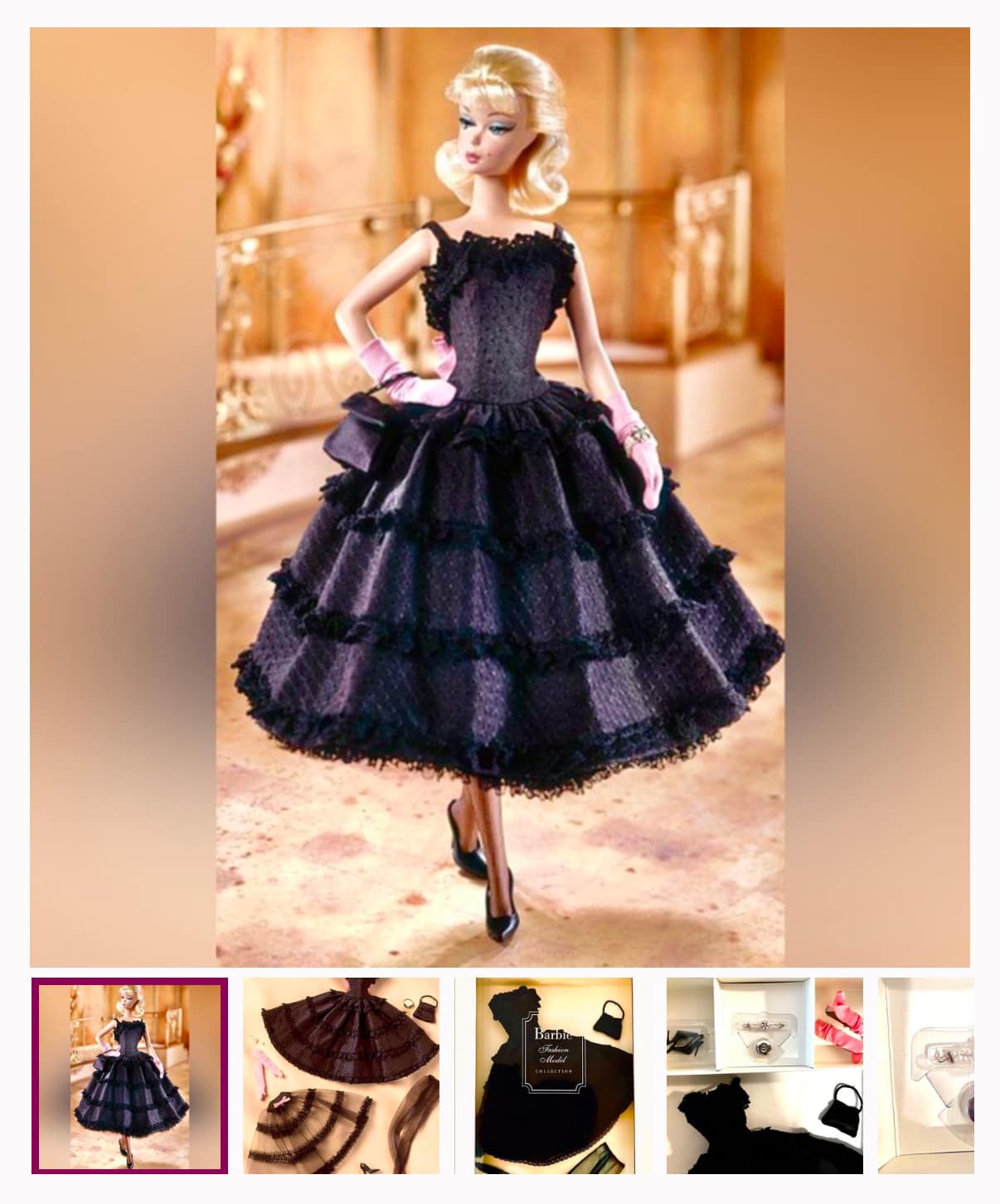 floor length blue dress Dark tulle sequin long prom blue formal dress embodying that signature mermaid btevent Black Fluffy Short Dressing Size:44 in.